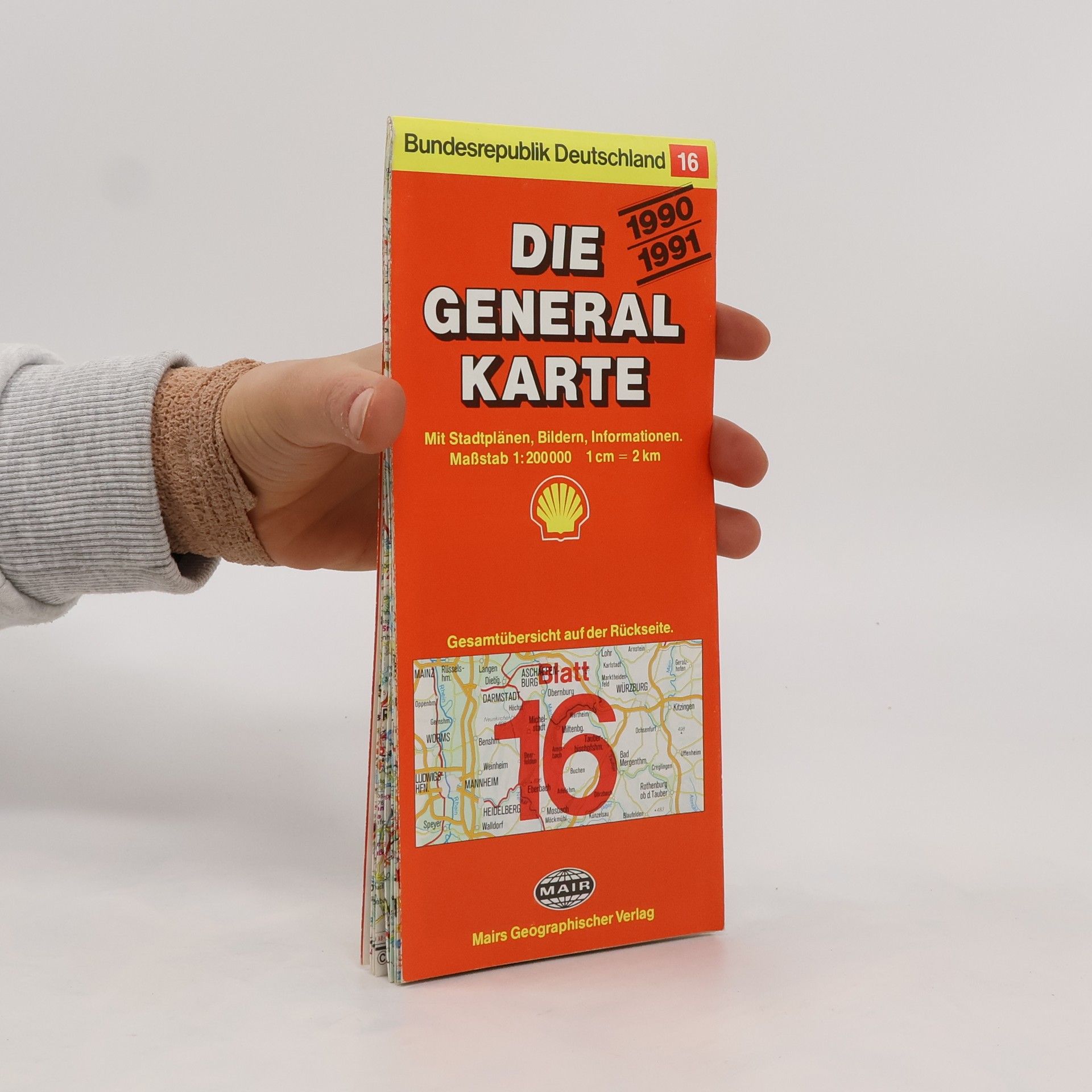 Autores varios Bundesrepublik Deutschland. Die General Karte, Blatt 16