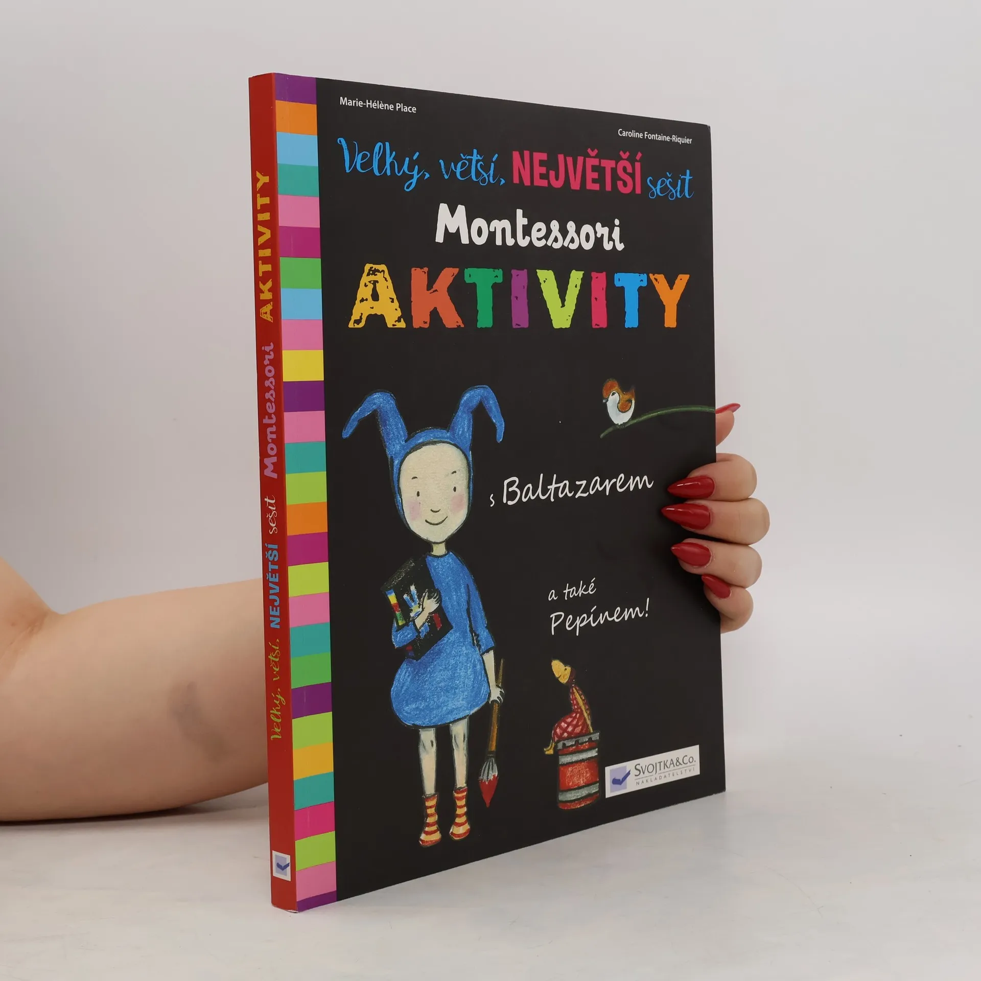 Velký, větší, největší sešit - Montessori aktivity | Kniha | Marie-Hélène Place | CS