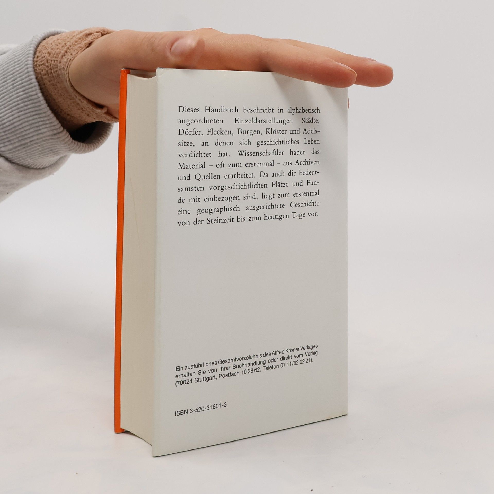 Hugo Weczerka Handbuch der historischen Stätten