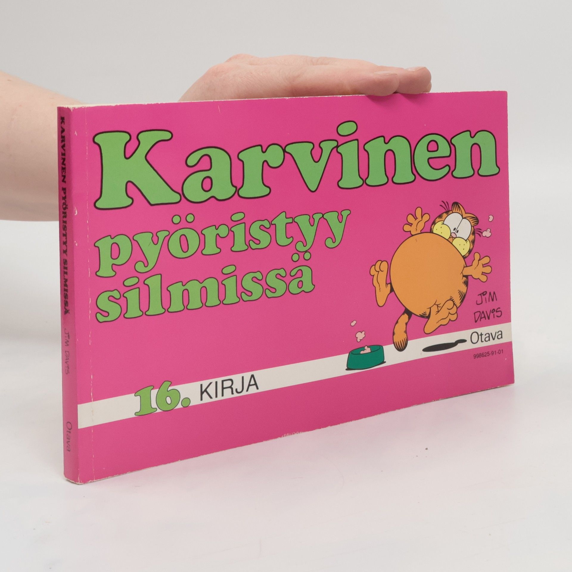 Jim Davis Karvinen pyöristyy silmissä