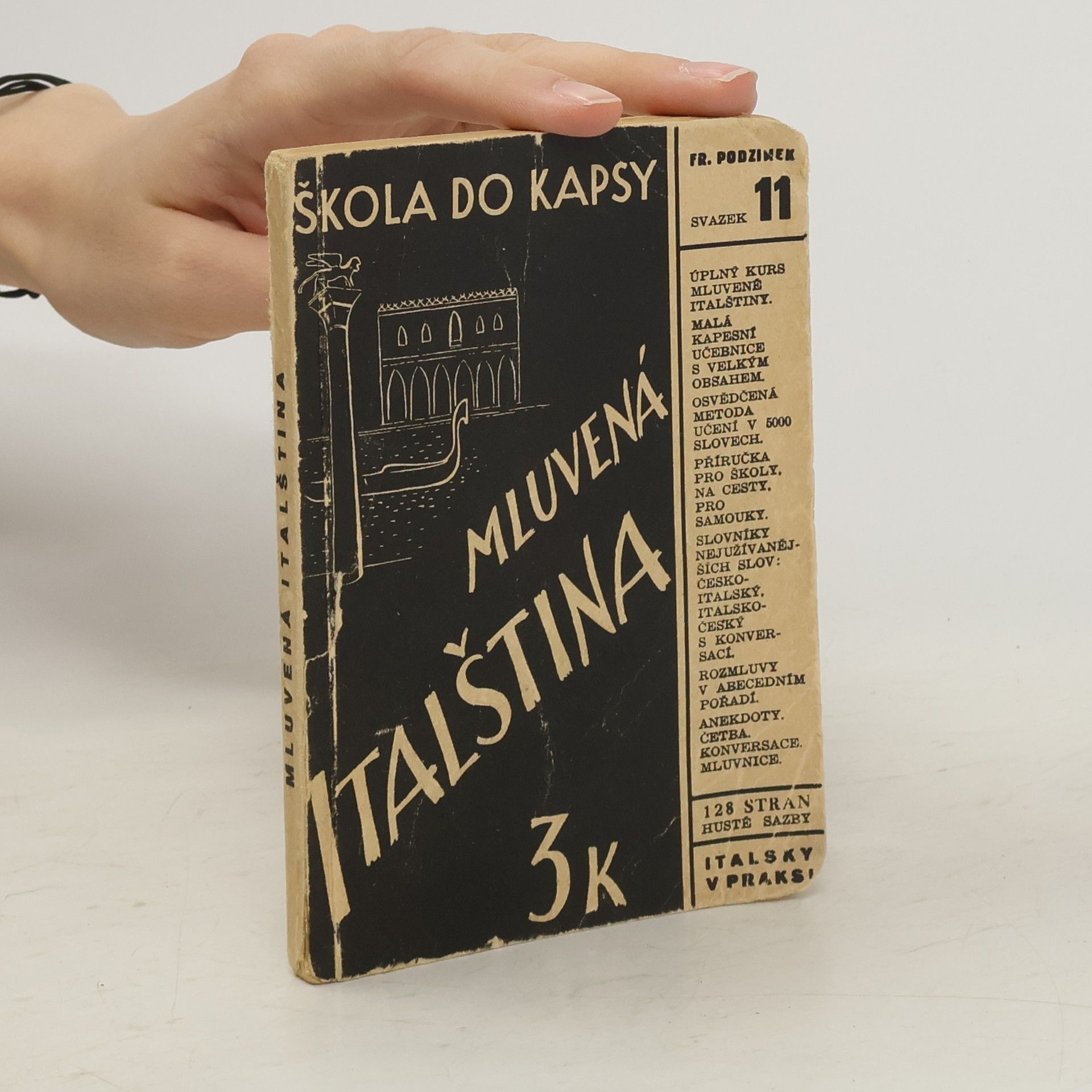 František Podzimek Škola do kapsy. Mluvená italština