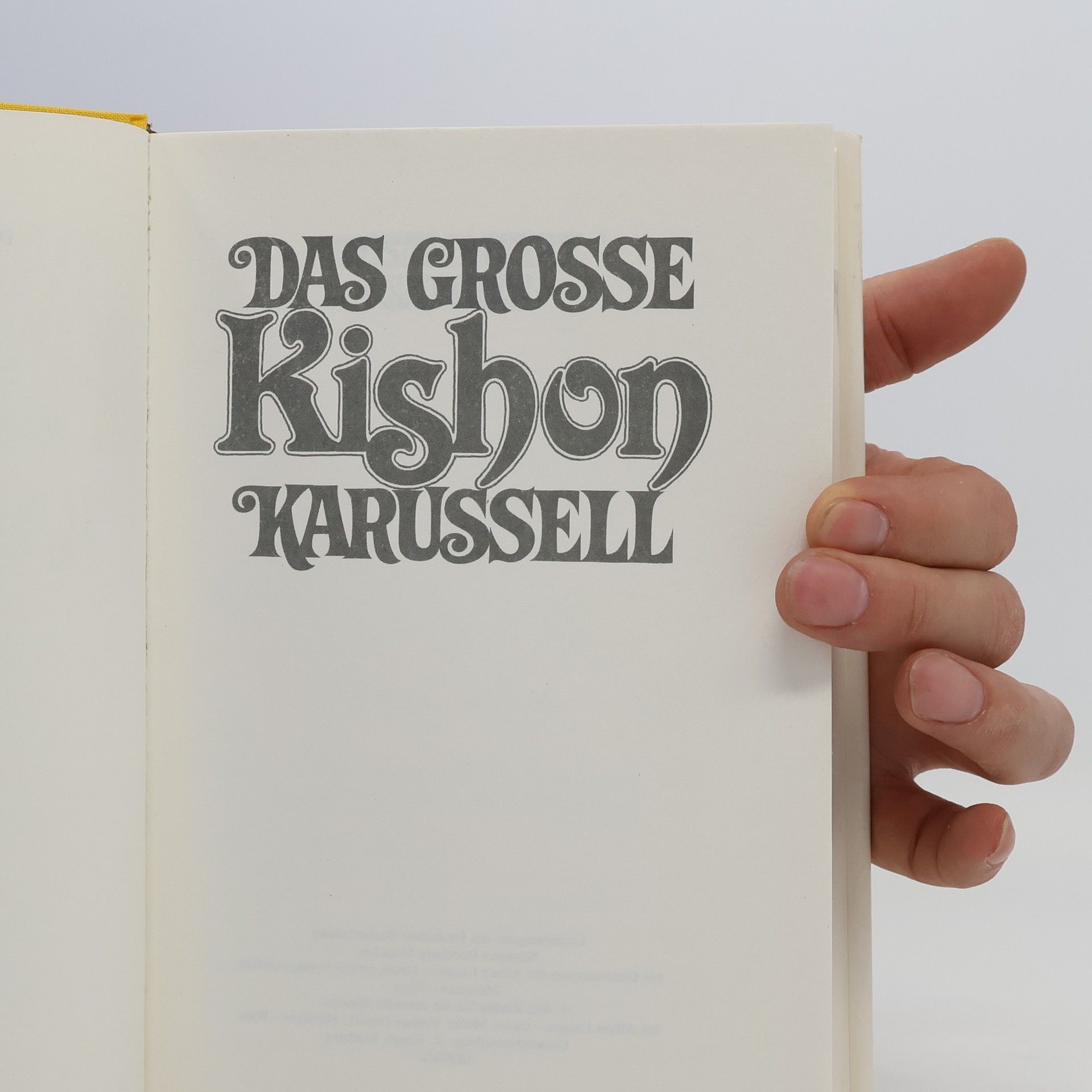 Ephraim Kishon Das große Kishon-Karussell