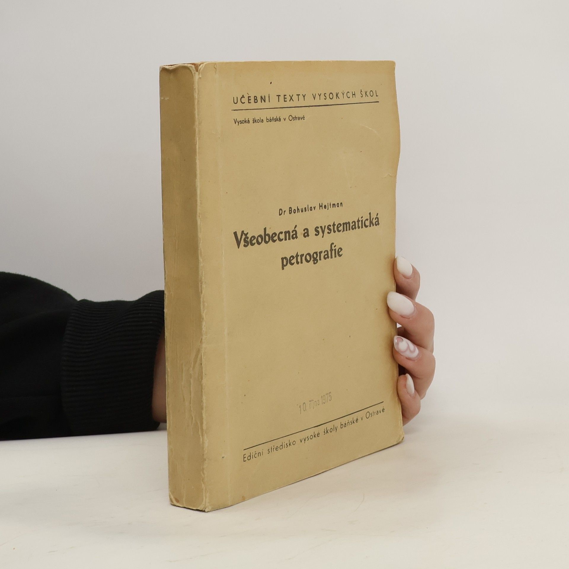 Bohuslav Hejtman Všeobecná a systematická petrografie