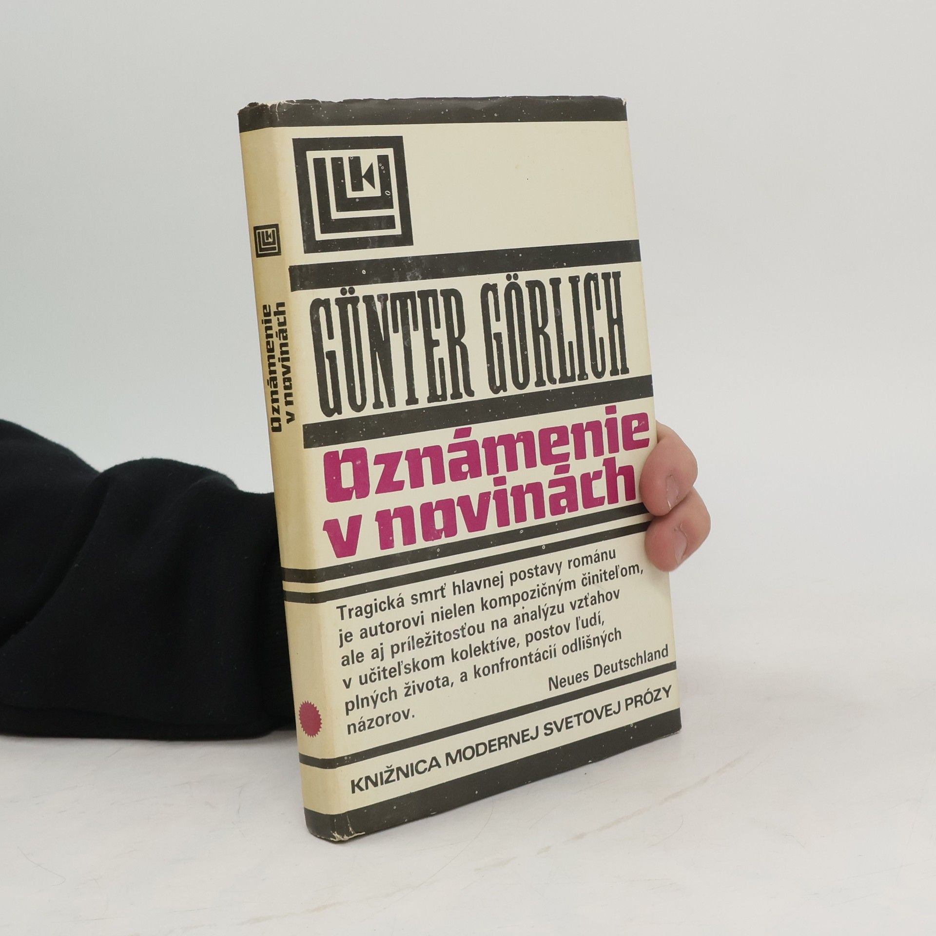 Viera Juríčková Oznámenie v novinách