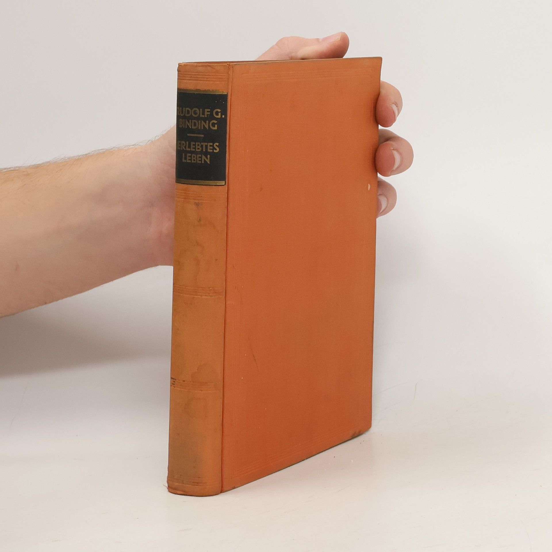 Rudolf G. Binding Erlebtes Leben