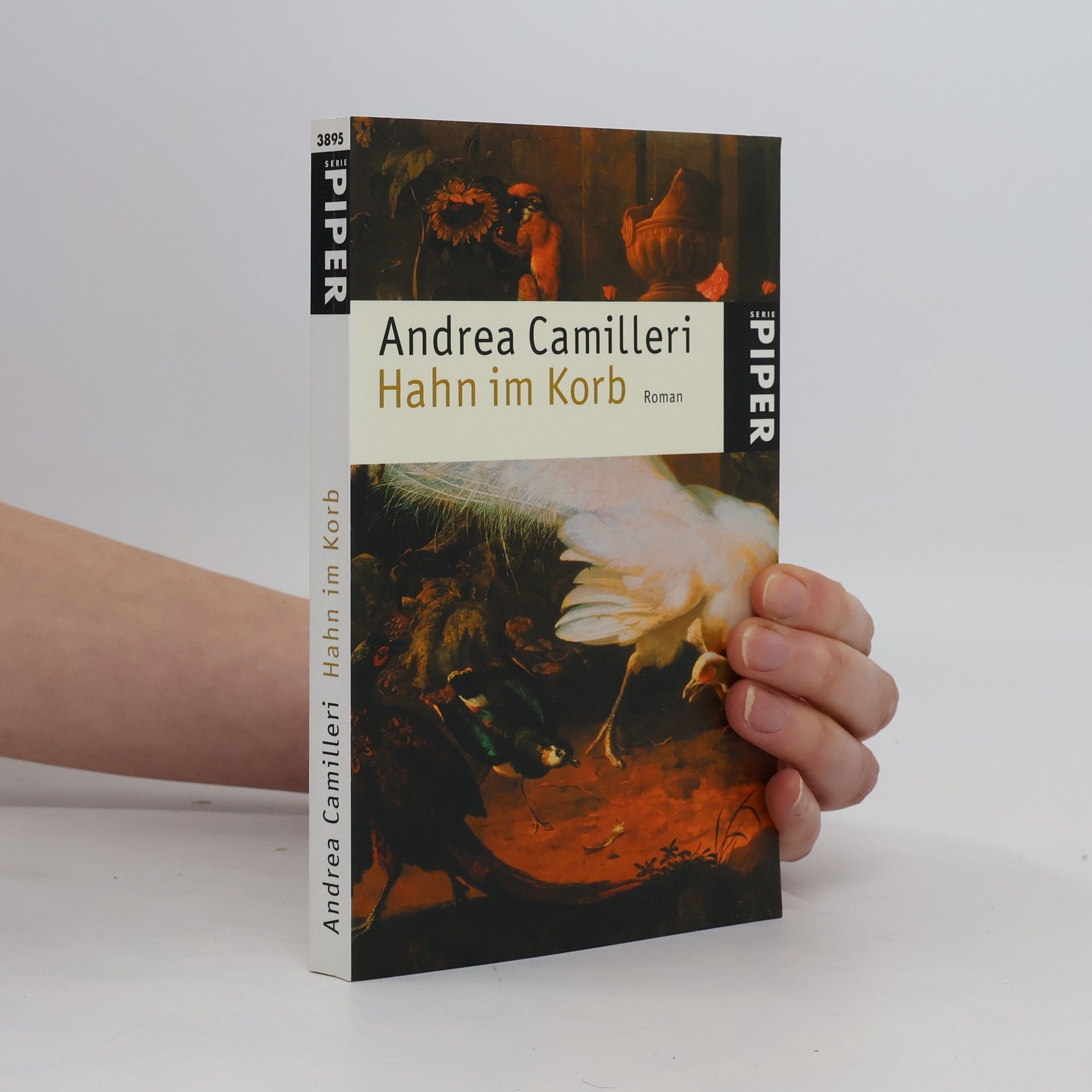 Andrea Camilleri Hahn im Korb