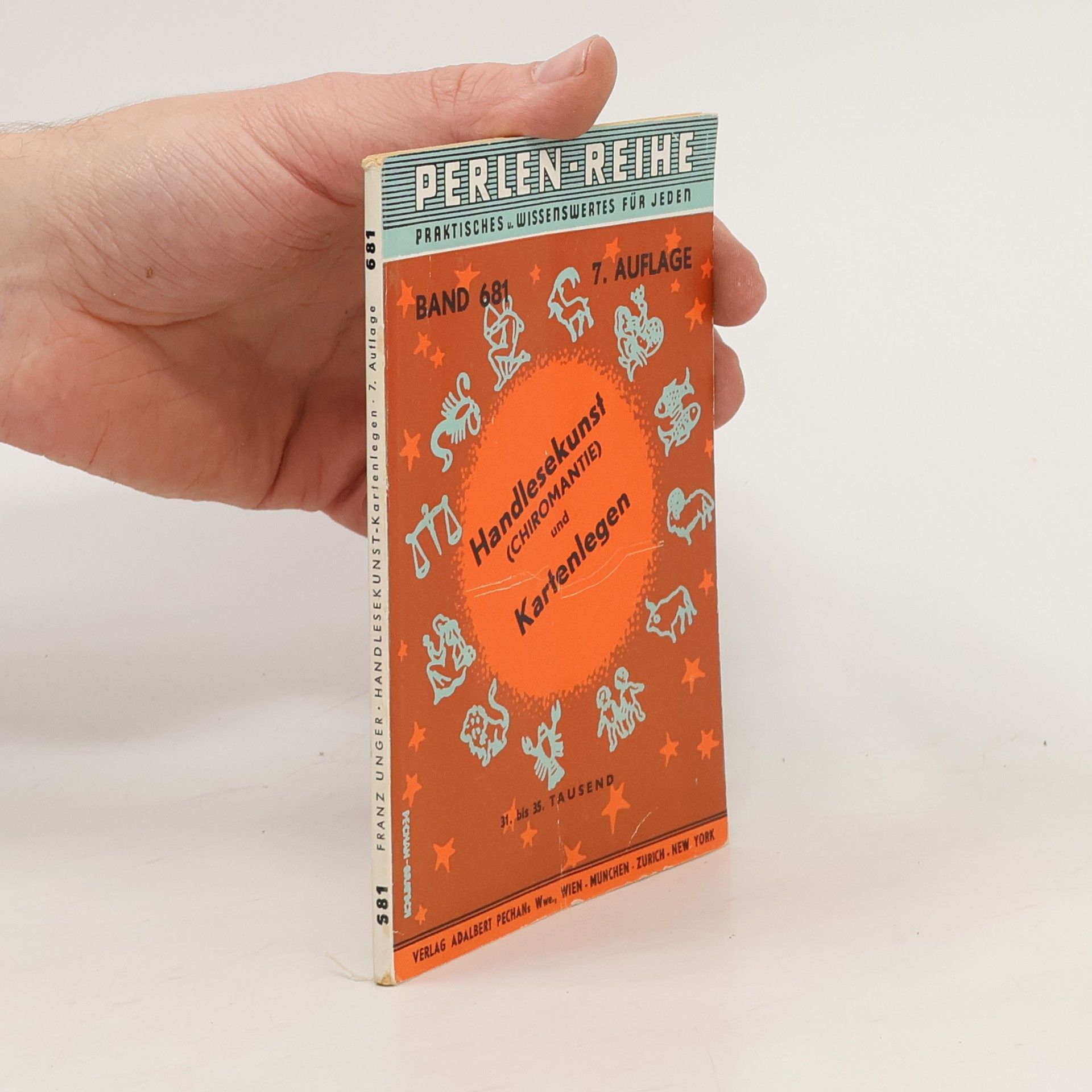 Franz Unger Perlen Reihe. Band 681, 7. auflage. Handlesekunst/Kartenlegen