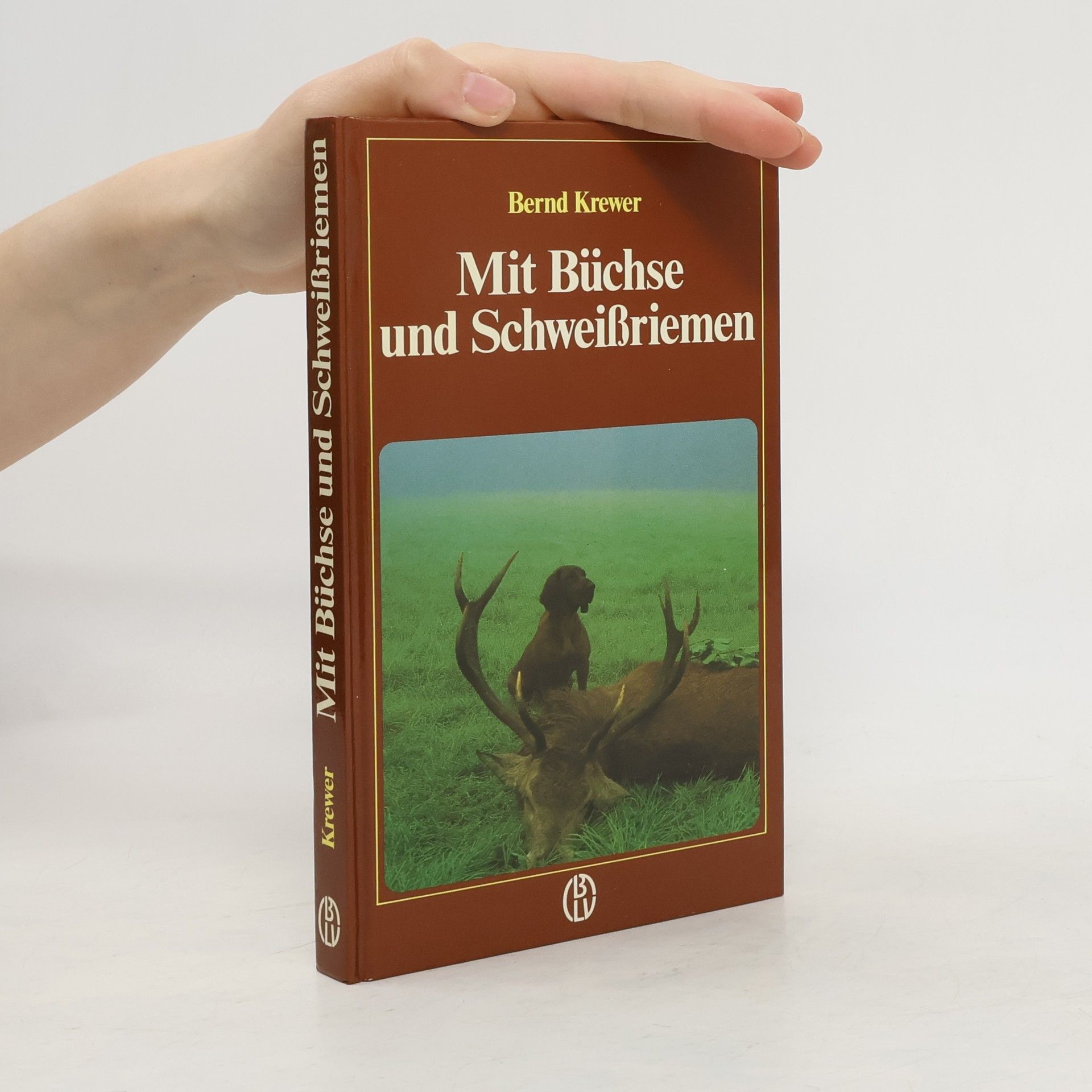 Bernd Krewer Mit Büchse und Schweissriemen