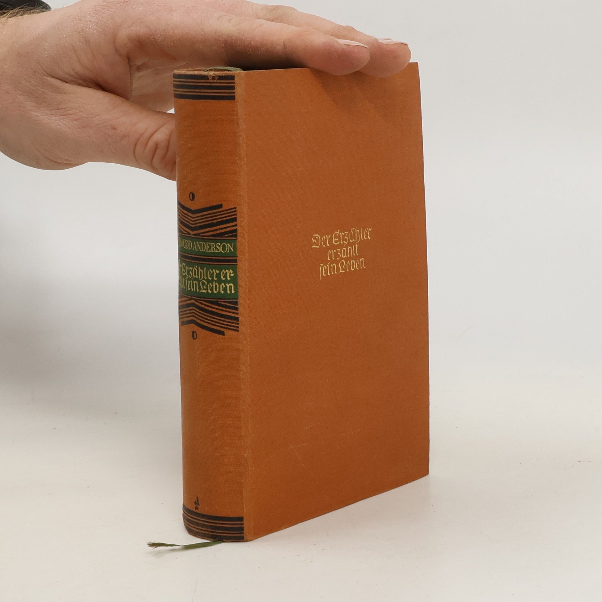 Sherwood Anderson Der Erzähler erzählt sein Leben