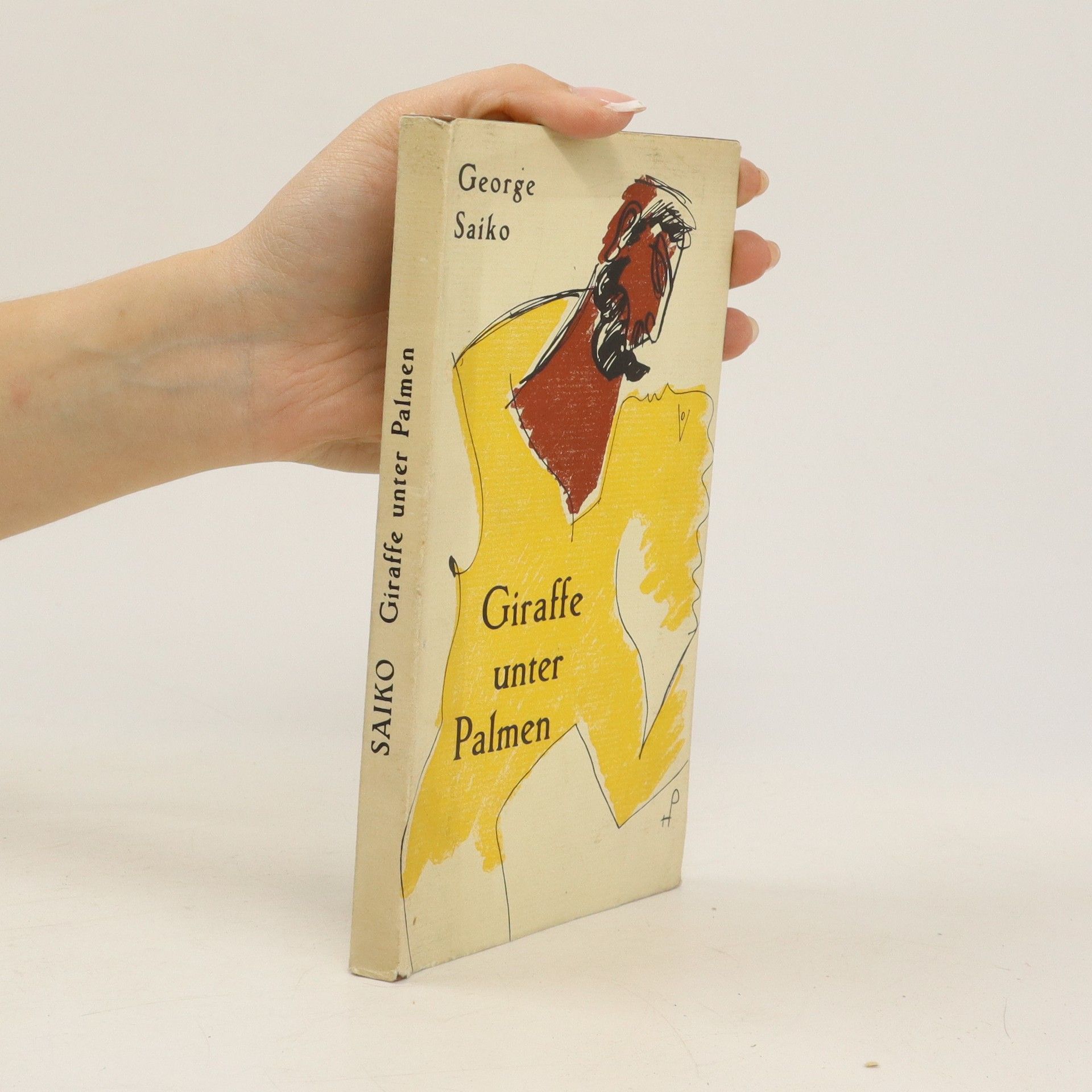 George Saiko Giraffe unter Palmen