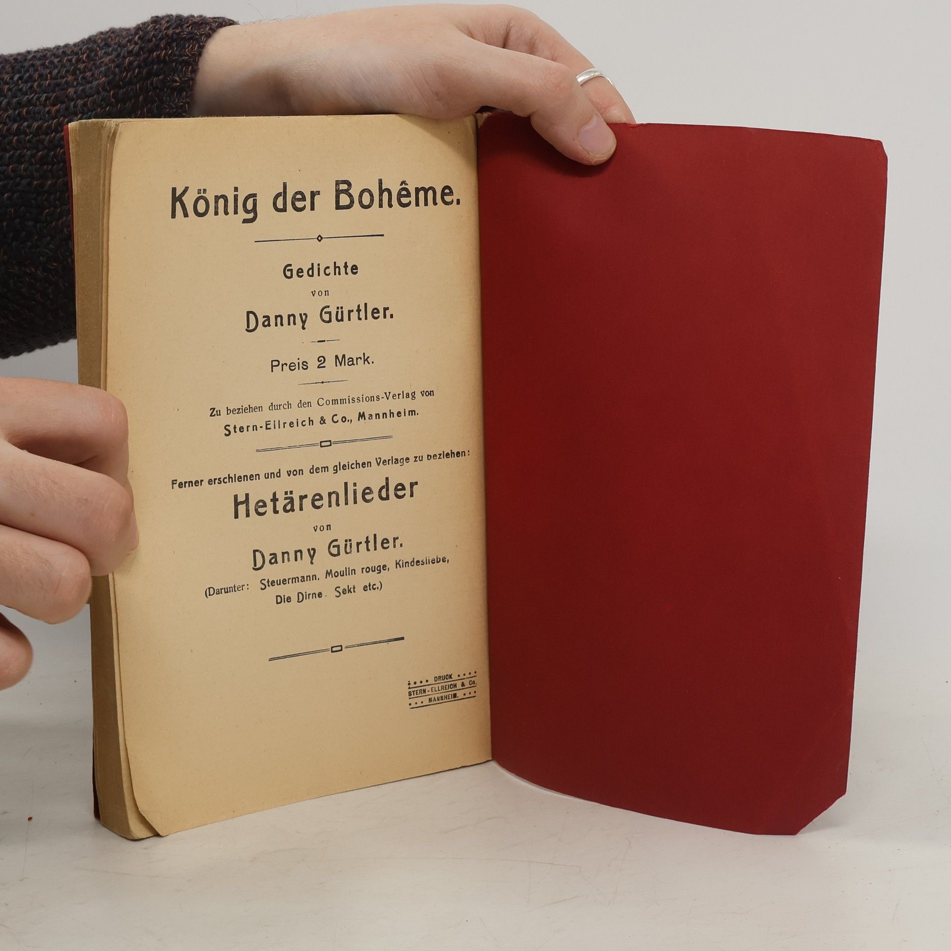 Danny Gürtler  König der Bohëme