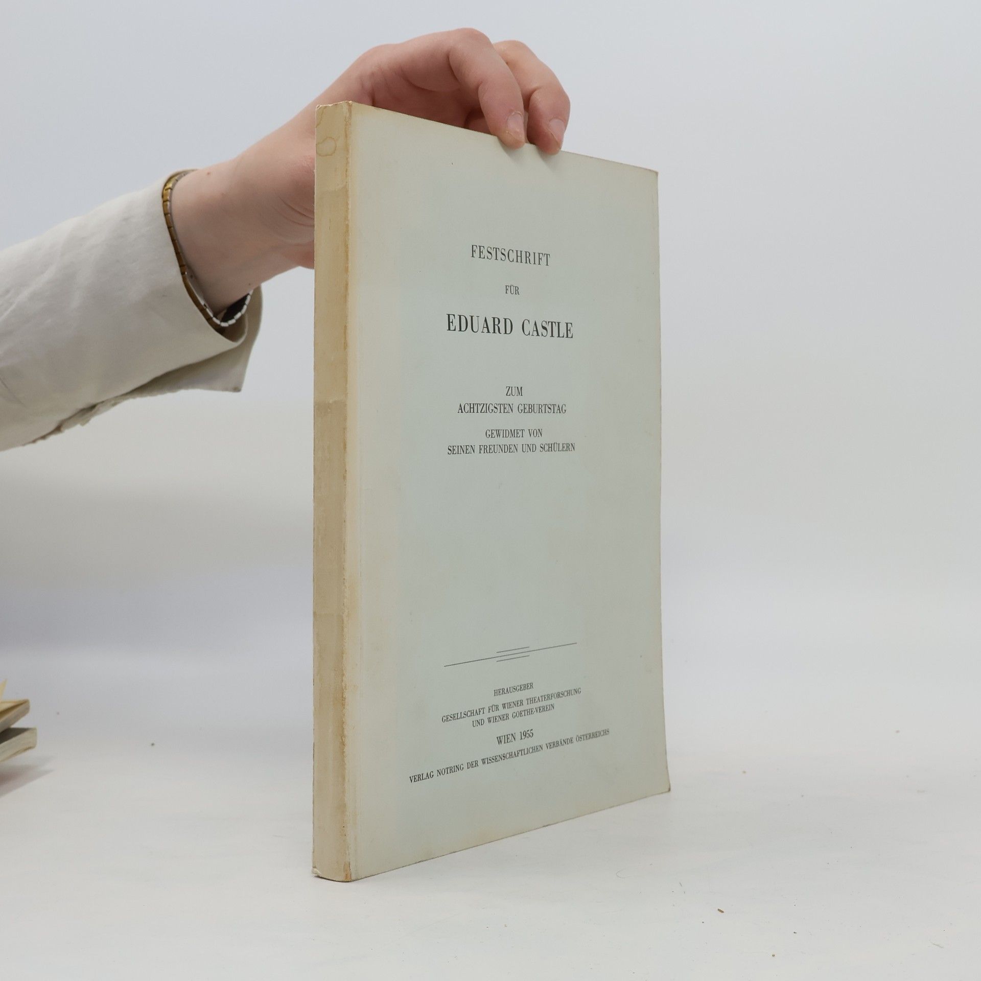 Autorenkollektiv Festschrift für Eduard Castle