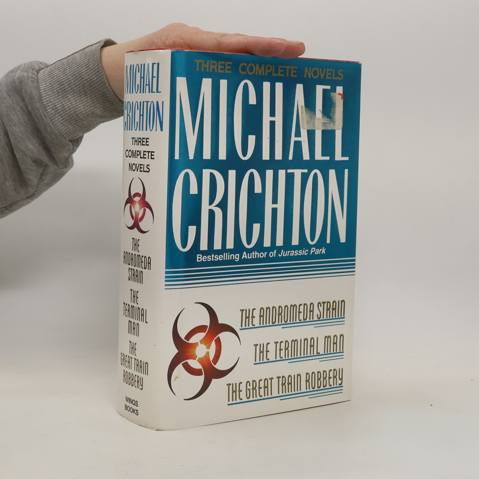 Michael Crichton Three Complete Novels