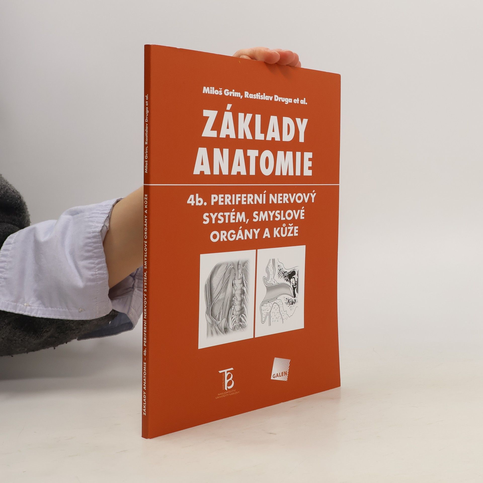 Miloš Grim Základy anatomie. 4b., Periferní nervový systém, smyslové orgány a kůže