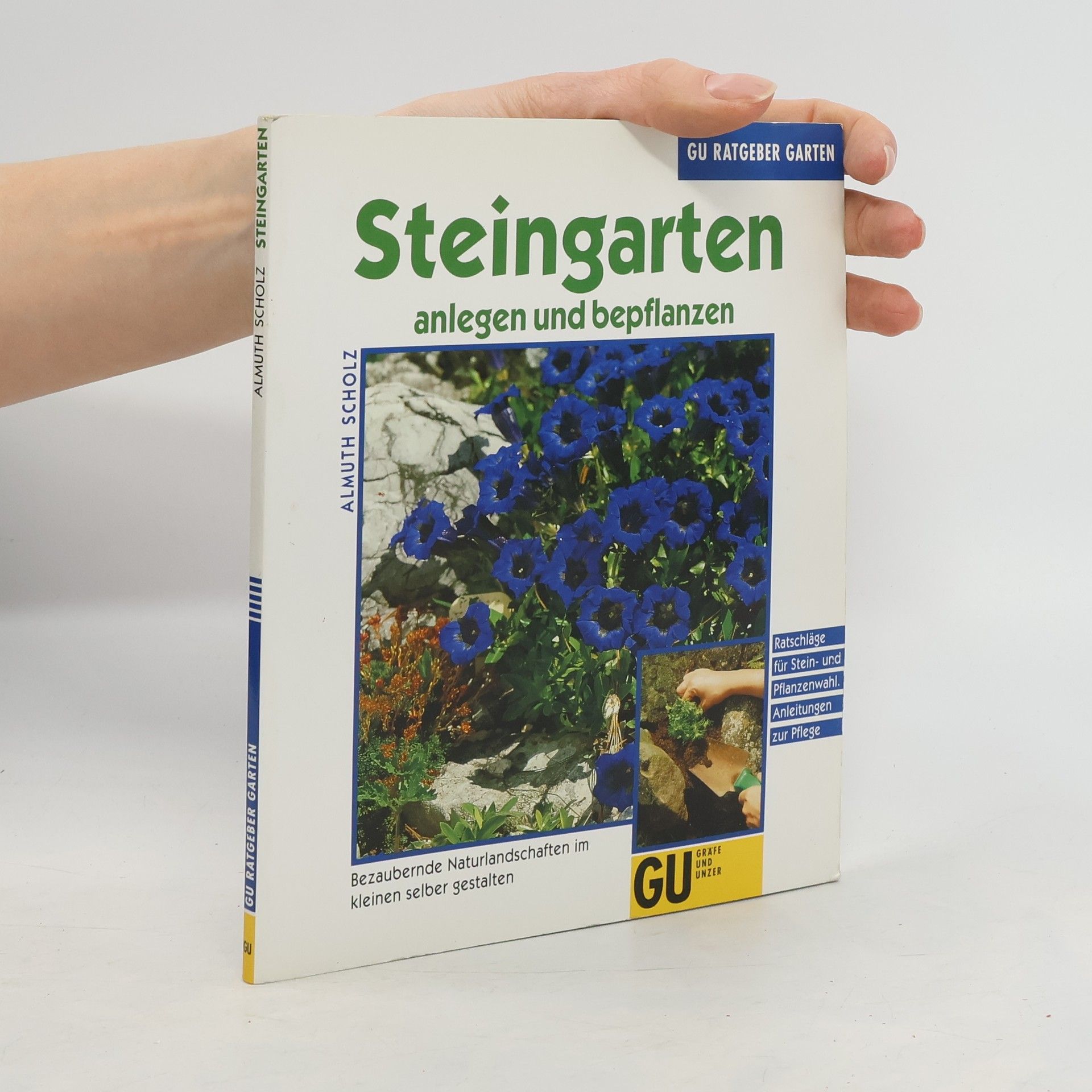 Almuth Scholz Steingarten anlegen und bepflanzen ; bezaubernde Naturlandschaften im kleinen selber gestalten ; [Ratschläge für Stein- und Pflanzenwahl ; Anleitungen zur Pflege]