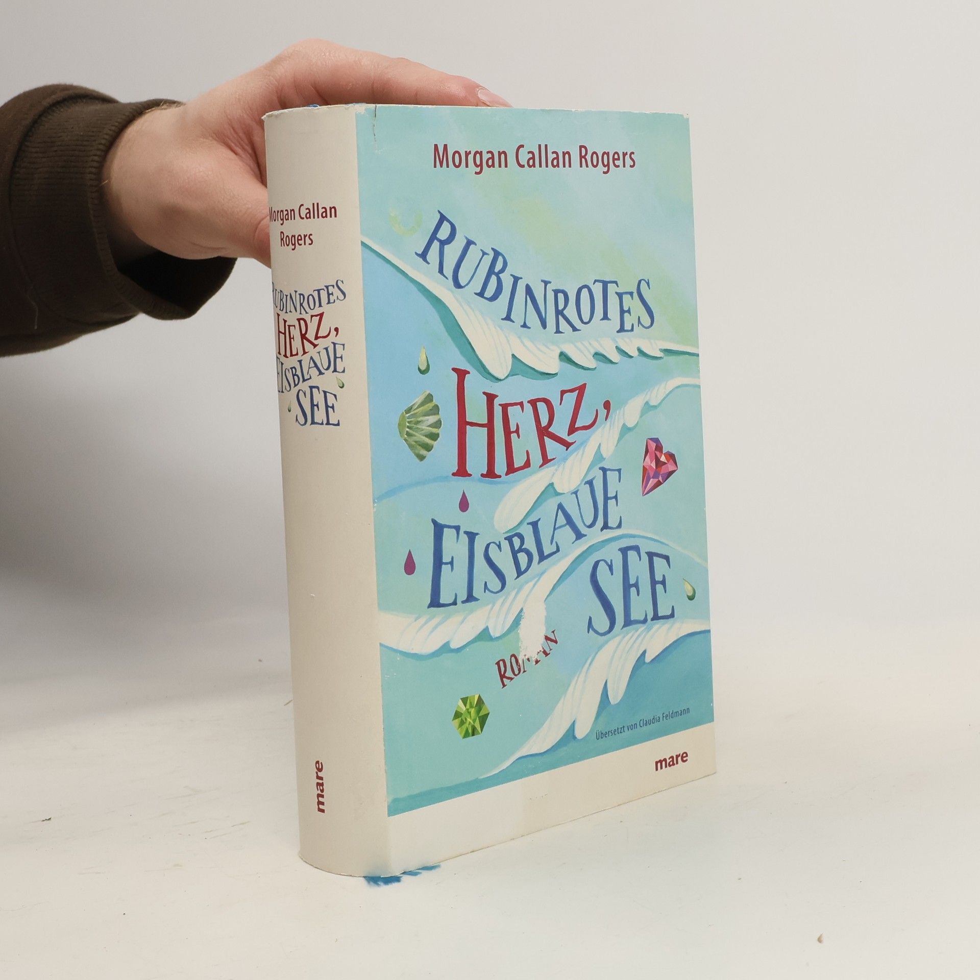Morgan Callan Rogers Rubinrotes Herz, eisblaue See