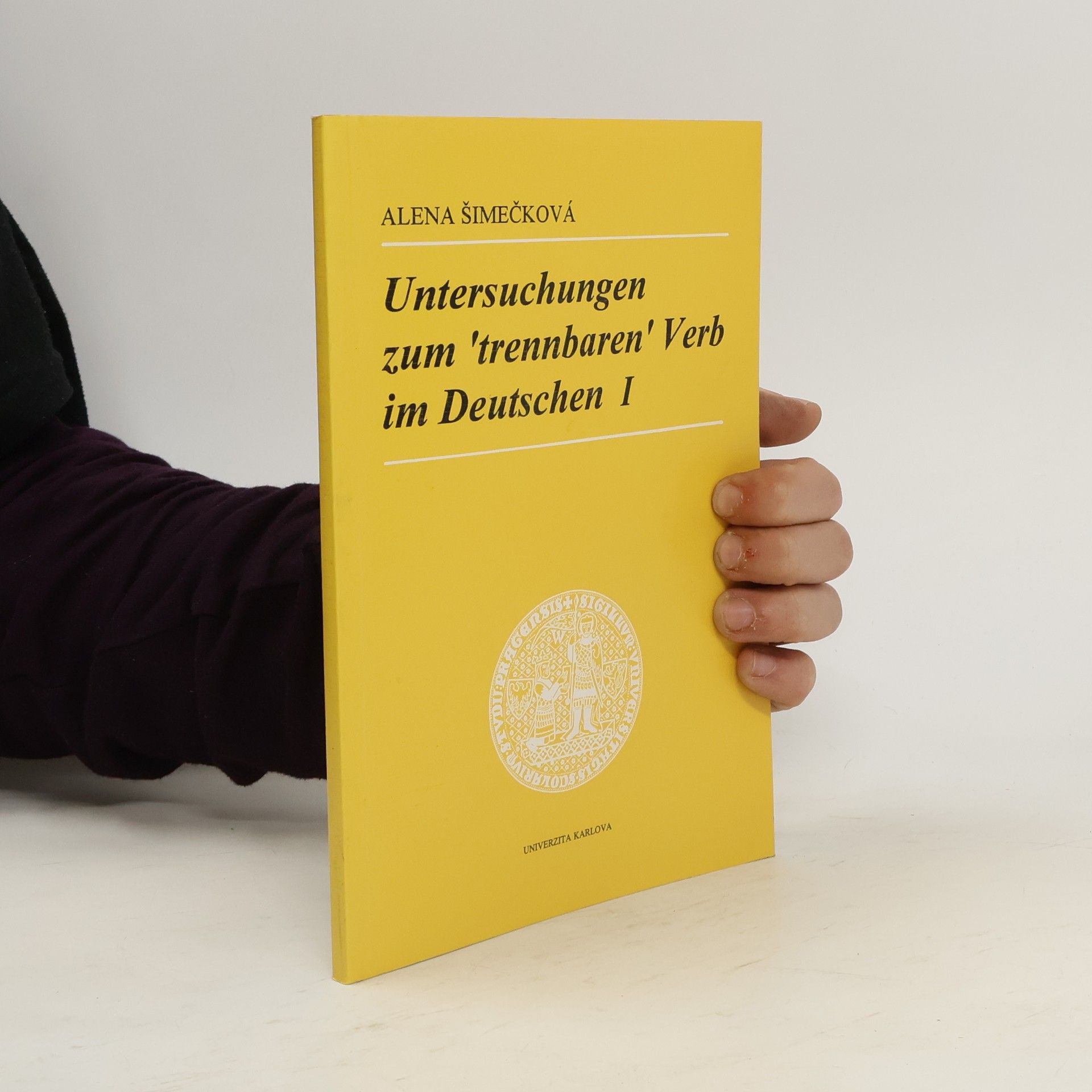 Alena Šimečková Untersuchungen zum 'trennbaren' Verb im Deutschen 1