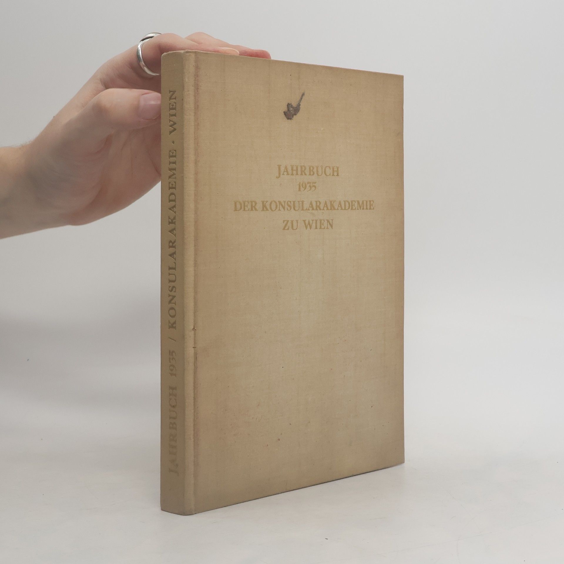 Auteurscollectief Jahrbuch 1935 der Konsularakademie zu Wien