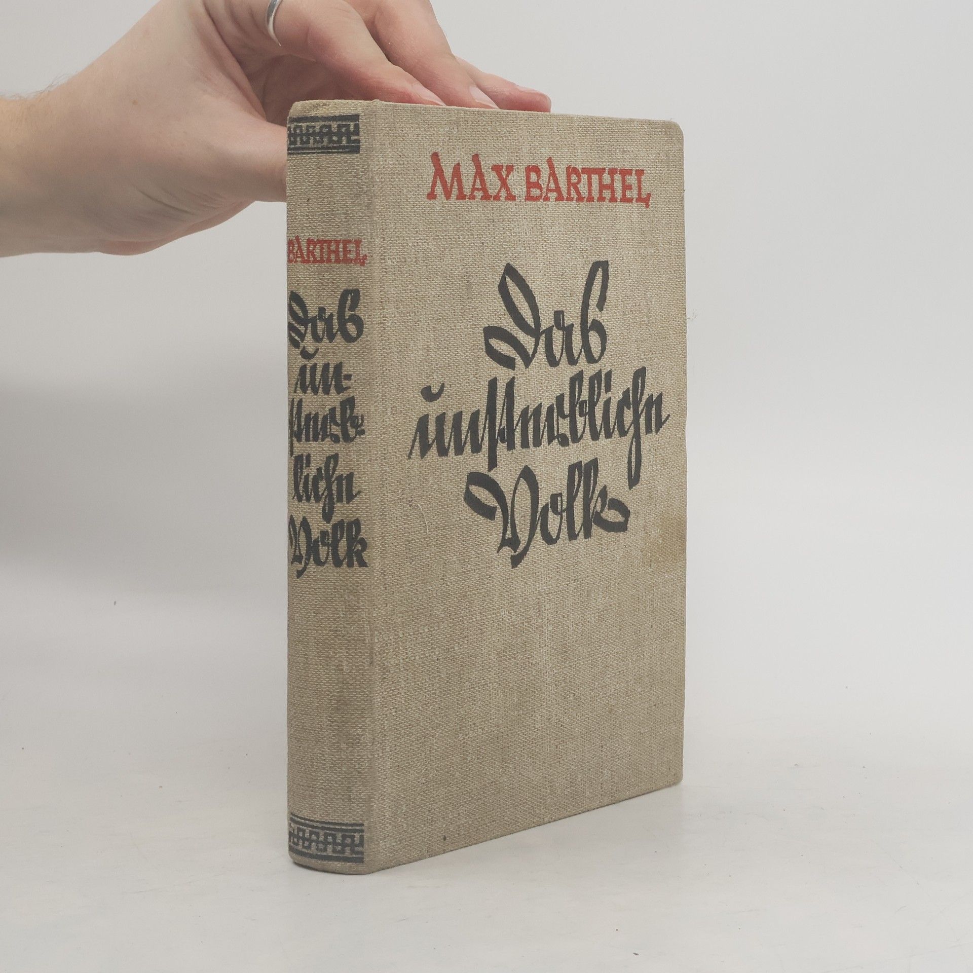 Max Barthel Der unsterbliche Volk