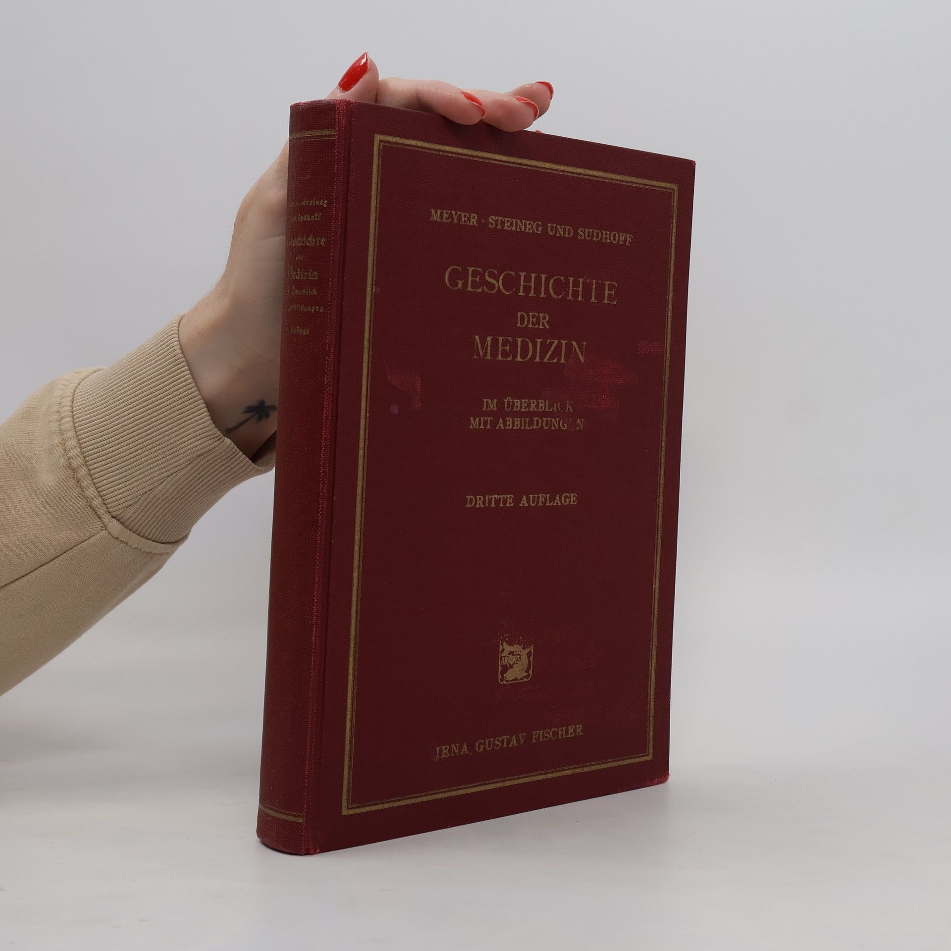 Theodor Meyer-Steineg Geschichte der Medizin im Überblick mit Abbildungen