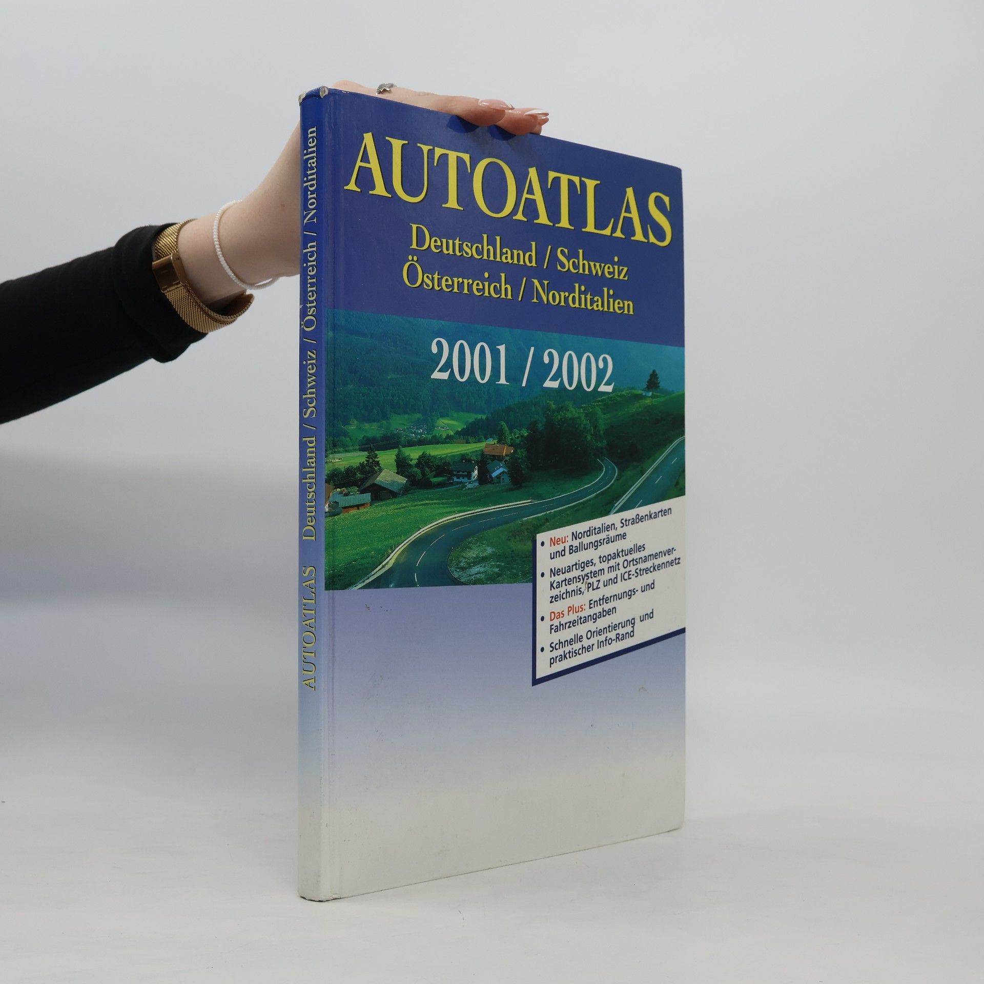 Autores varios Autoatlas Deutschland/Schweiz. Österreich /Norditalien. 2001/2002