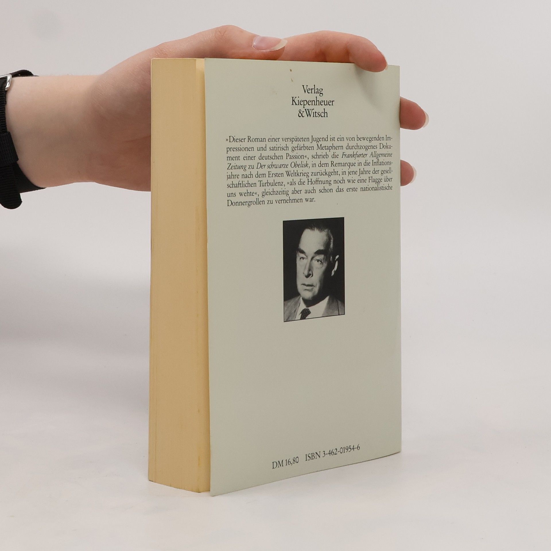 Erich Maria Remarque Der schwarze Obelisk