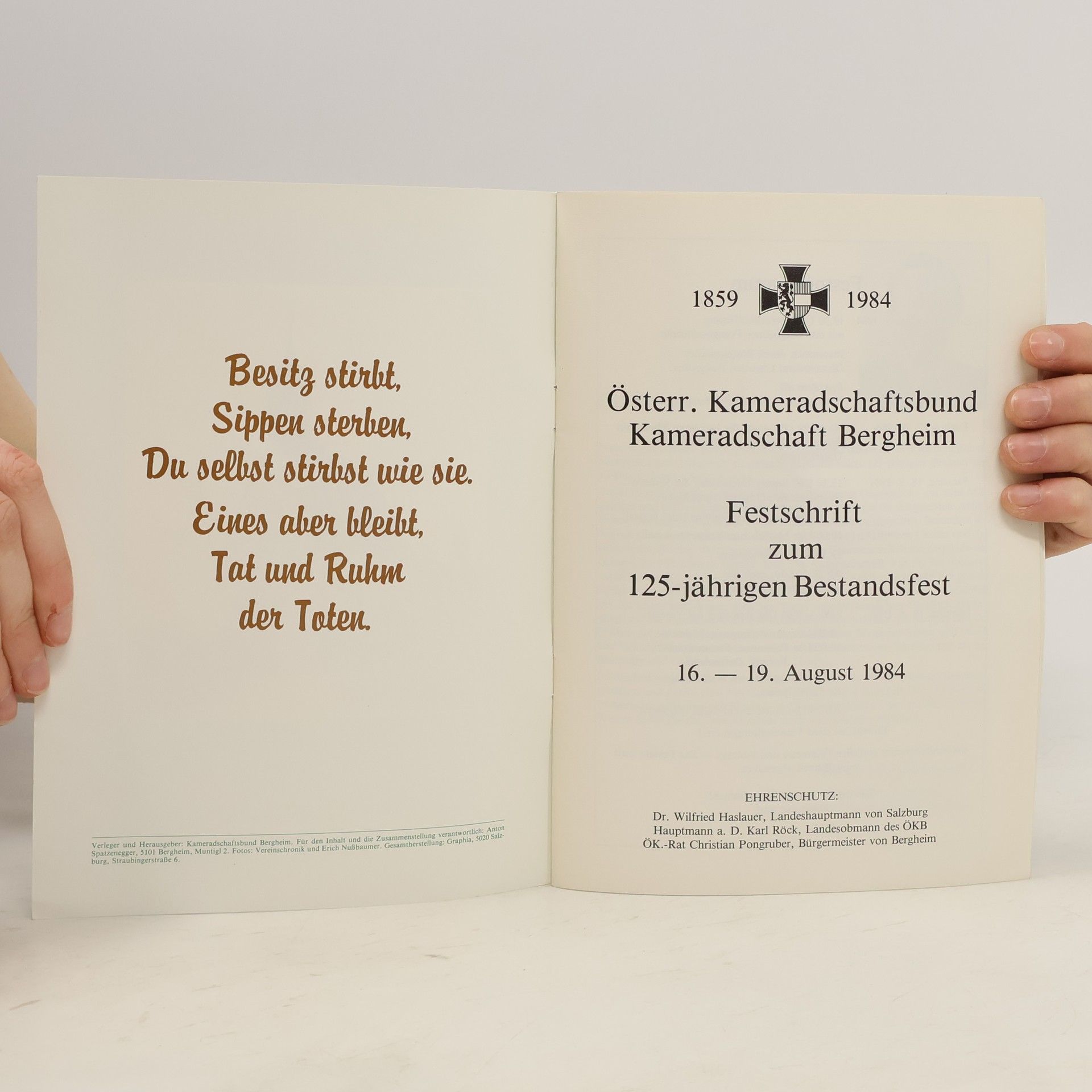 kolektiv 125 Jahre Kameradschaftbund Bergheim
