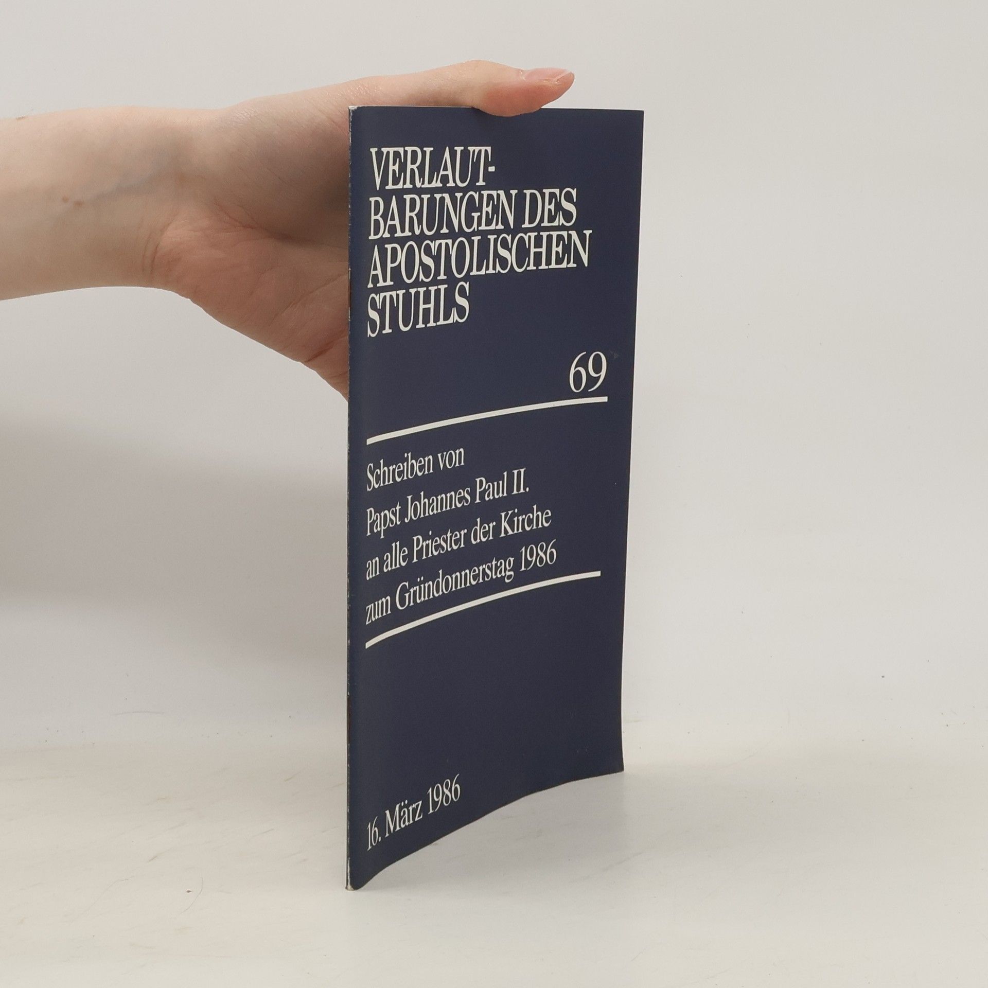 Autorenkollektiv Verlautbarungen des Apostolischen Stuhls 69