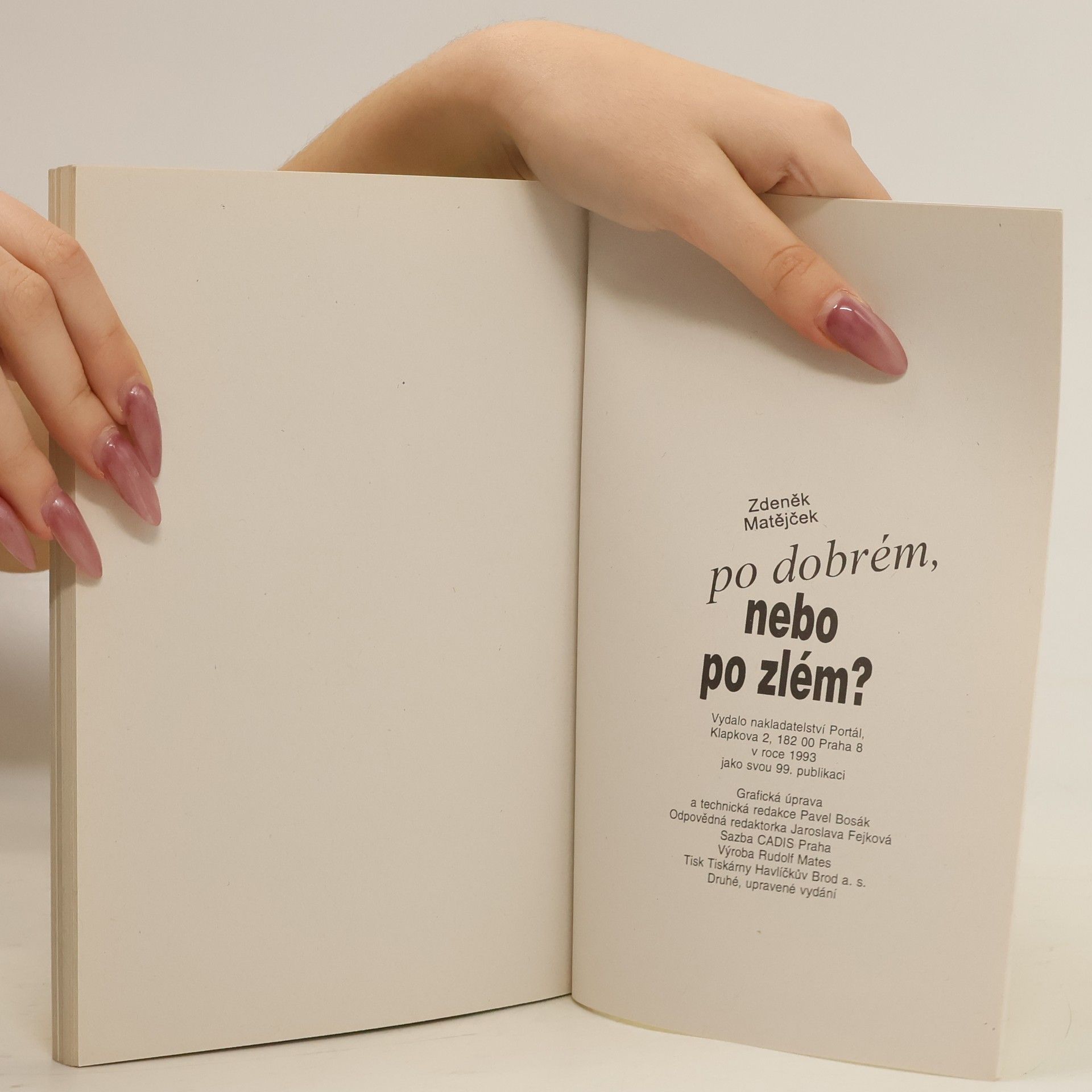 Zdeněk Matějček Po dobrém, nebo po zlém?