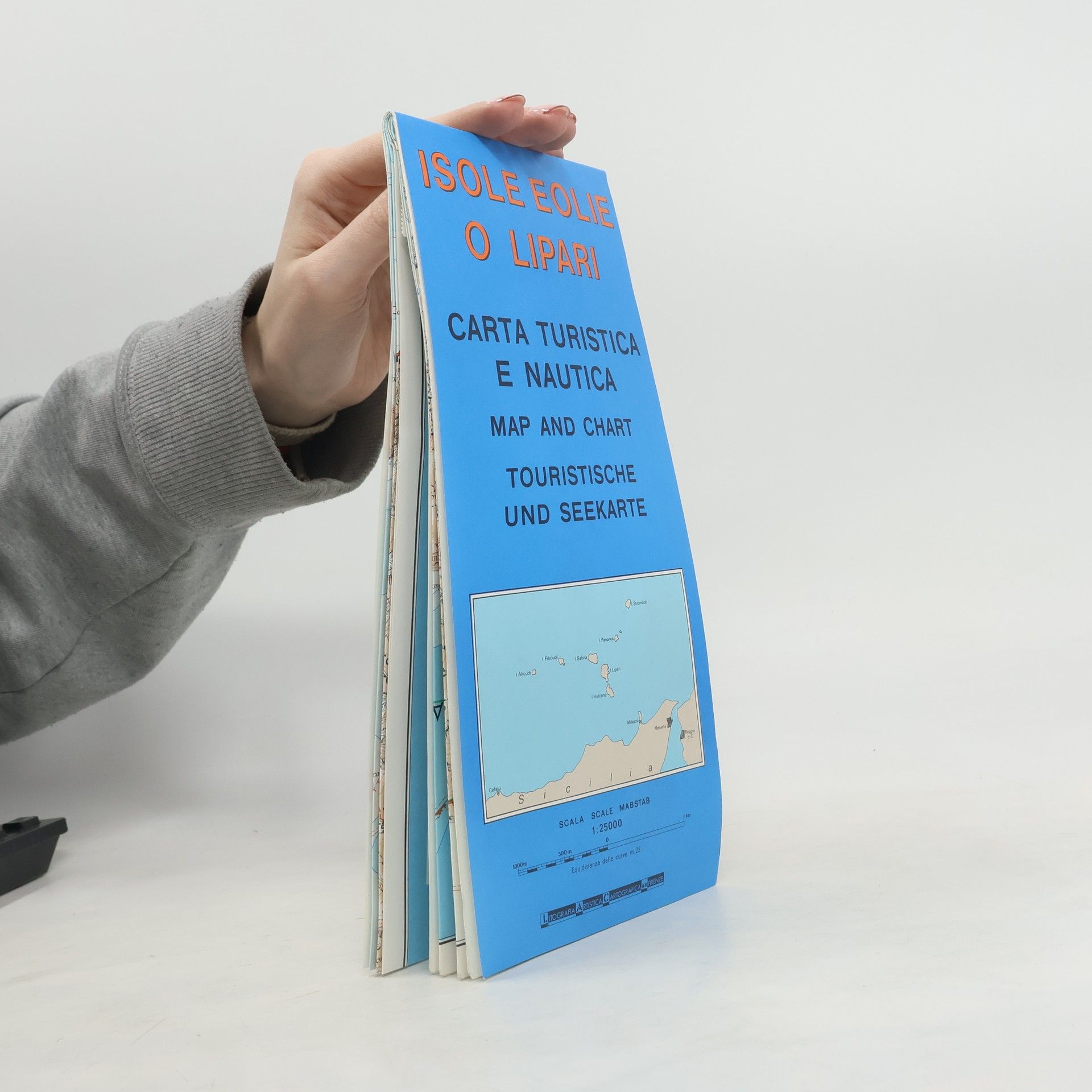 Autores varios Isole eolie o Lipari. Carta turistica e Nautica