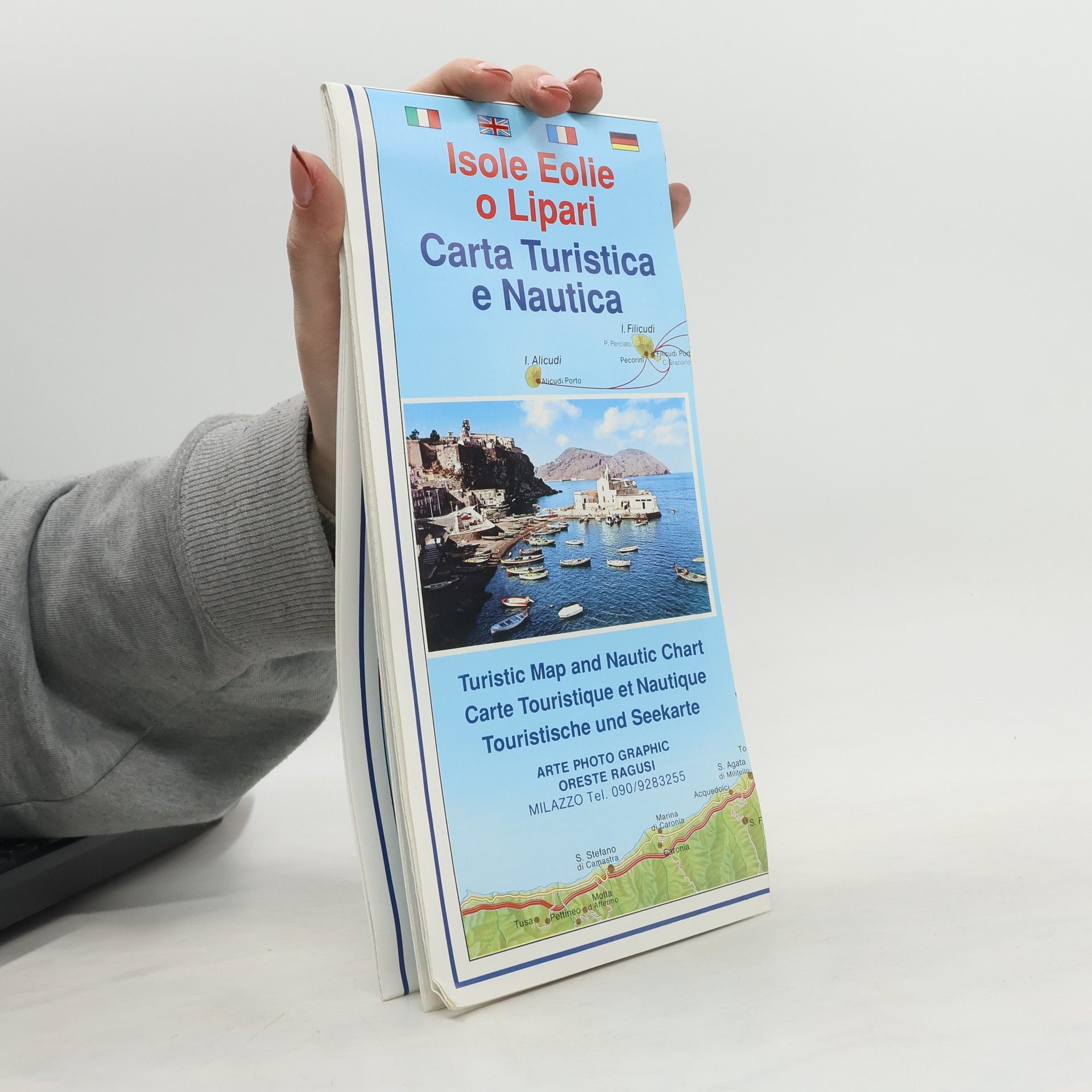 Autores varios Isole Eolie o Lipari. Carta Turistica e Nautica