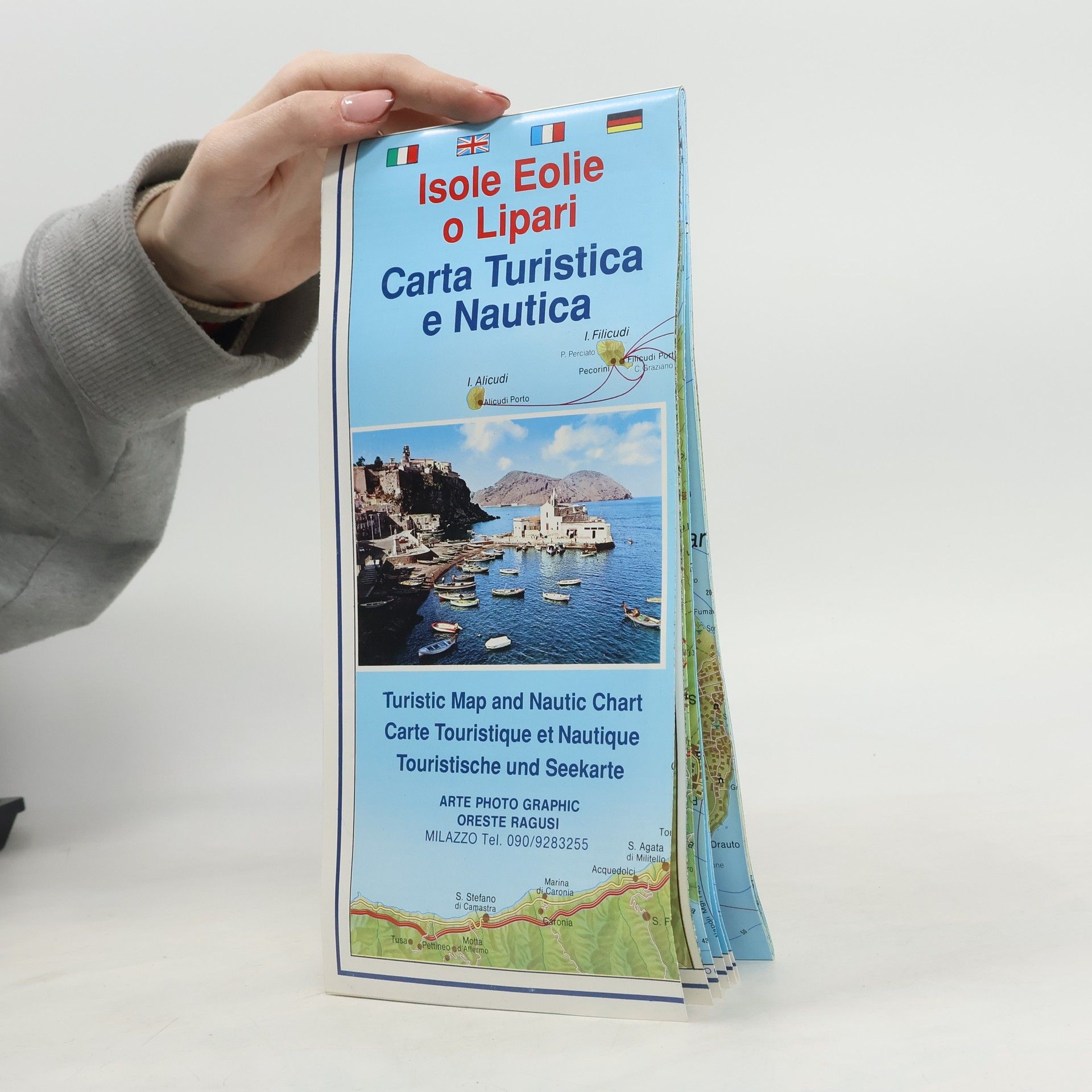 Collectif d'auteurs Isole Eolie o Lipari. Carta Turistica e Nautica