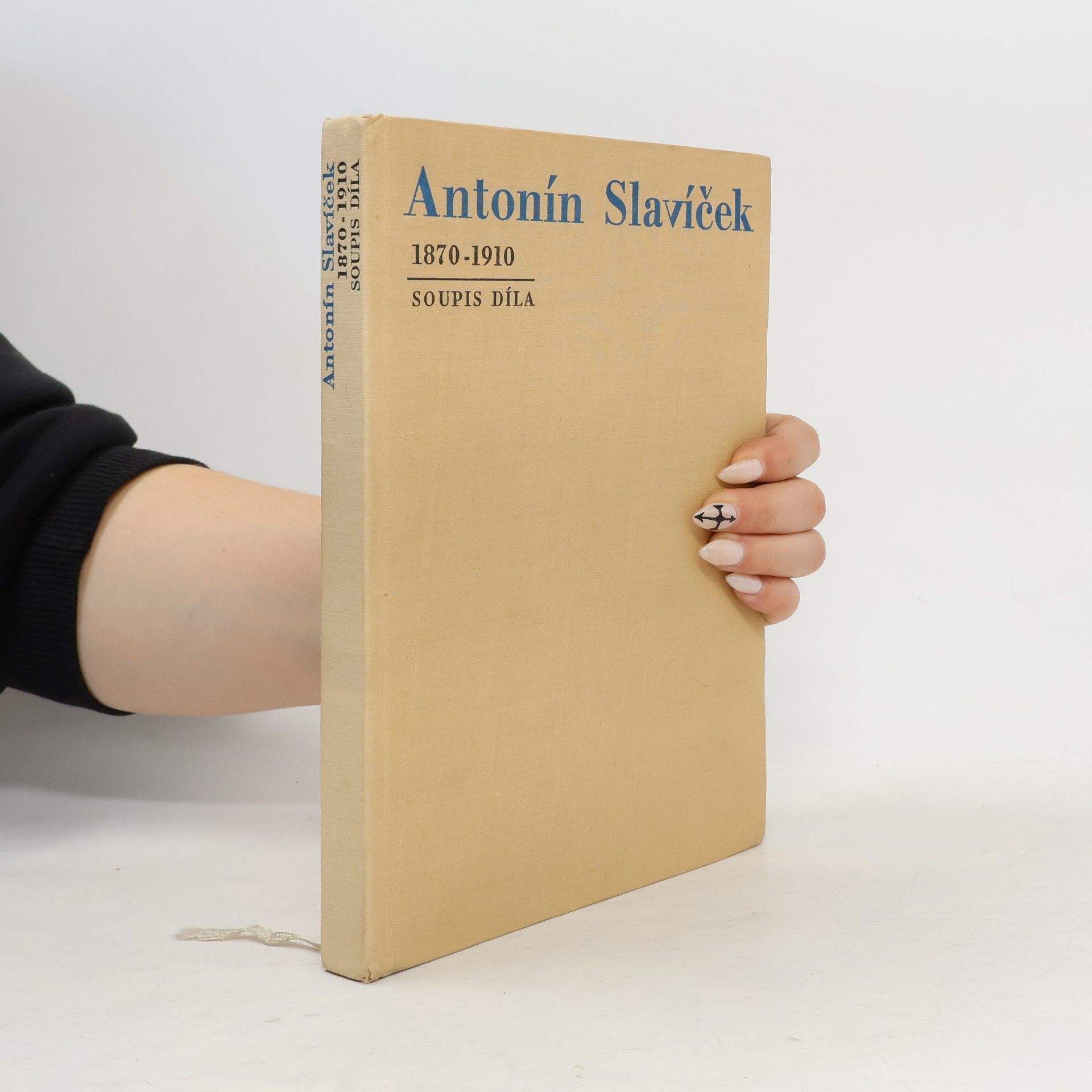 Marie Hovorková Antonín Slavíček (1870-1910). Soupis díla