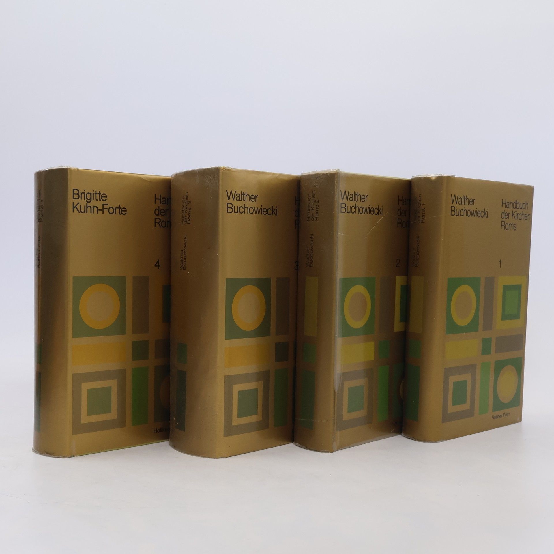 Walther Buchowiecki Handbuch der Kirchen Roms 1-4