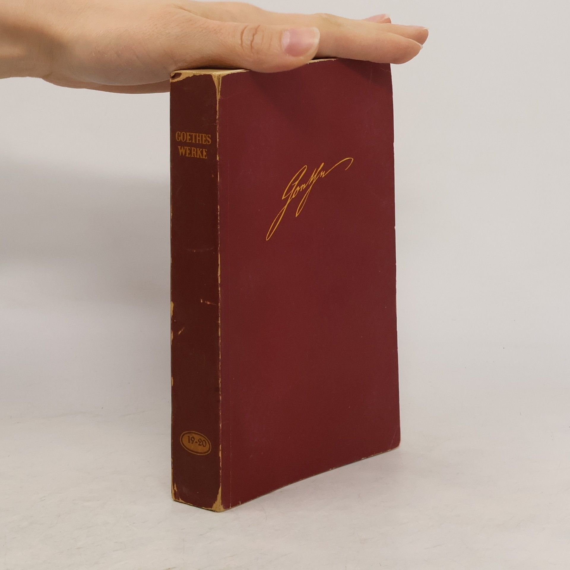 Johann Wolfgang von Goethe Goethes Werke 19-20