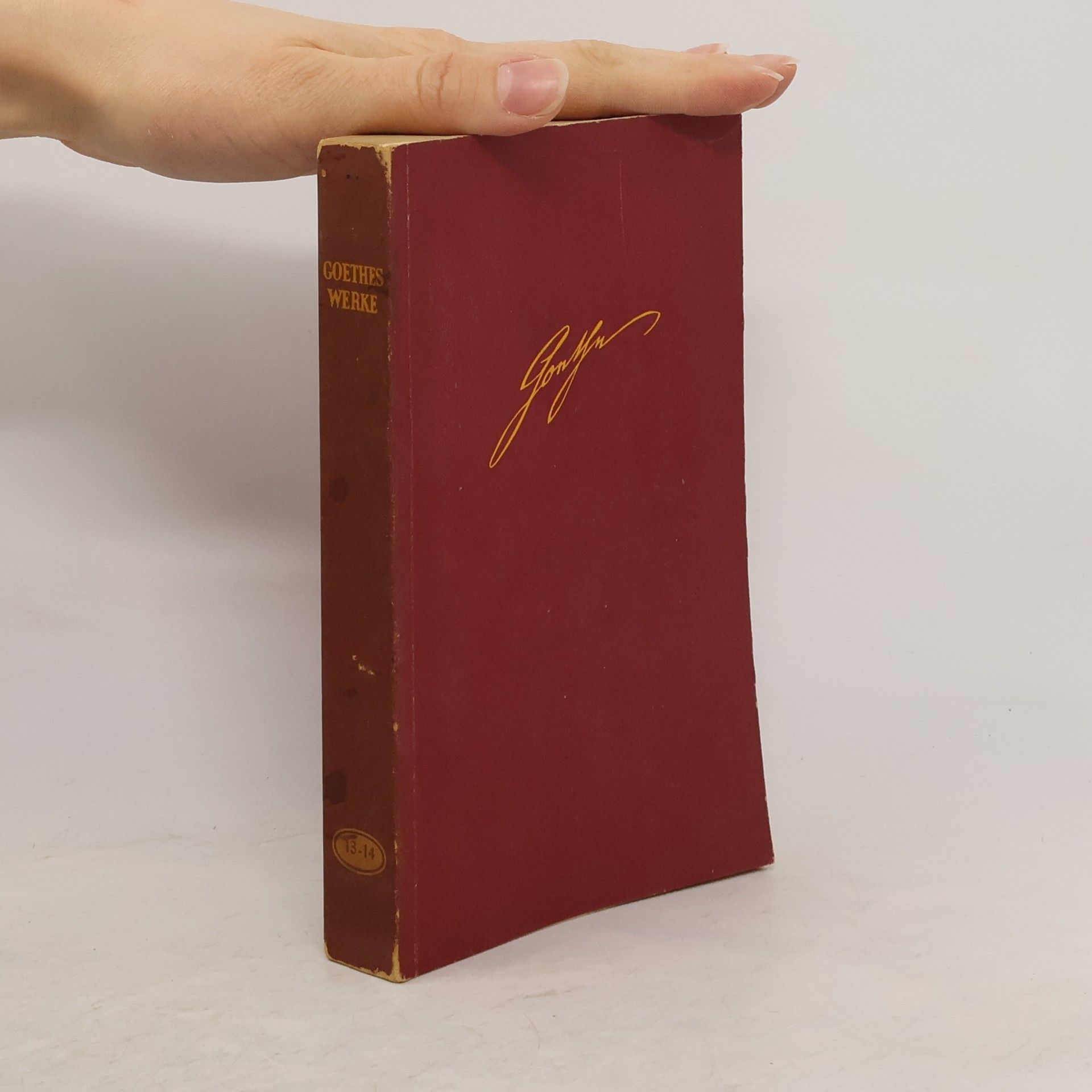 Johann Wolfgang von Goethe Goethes Werke 13-14