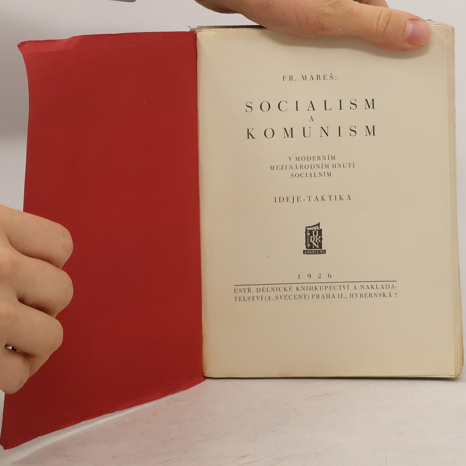 Fr. Mareš Socialismus a komunismus