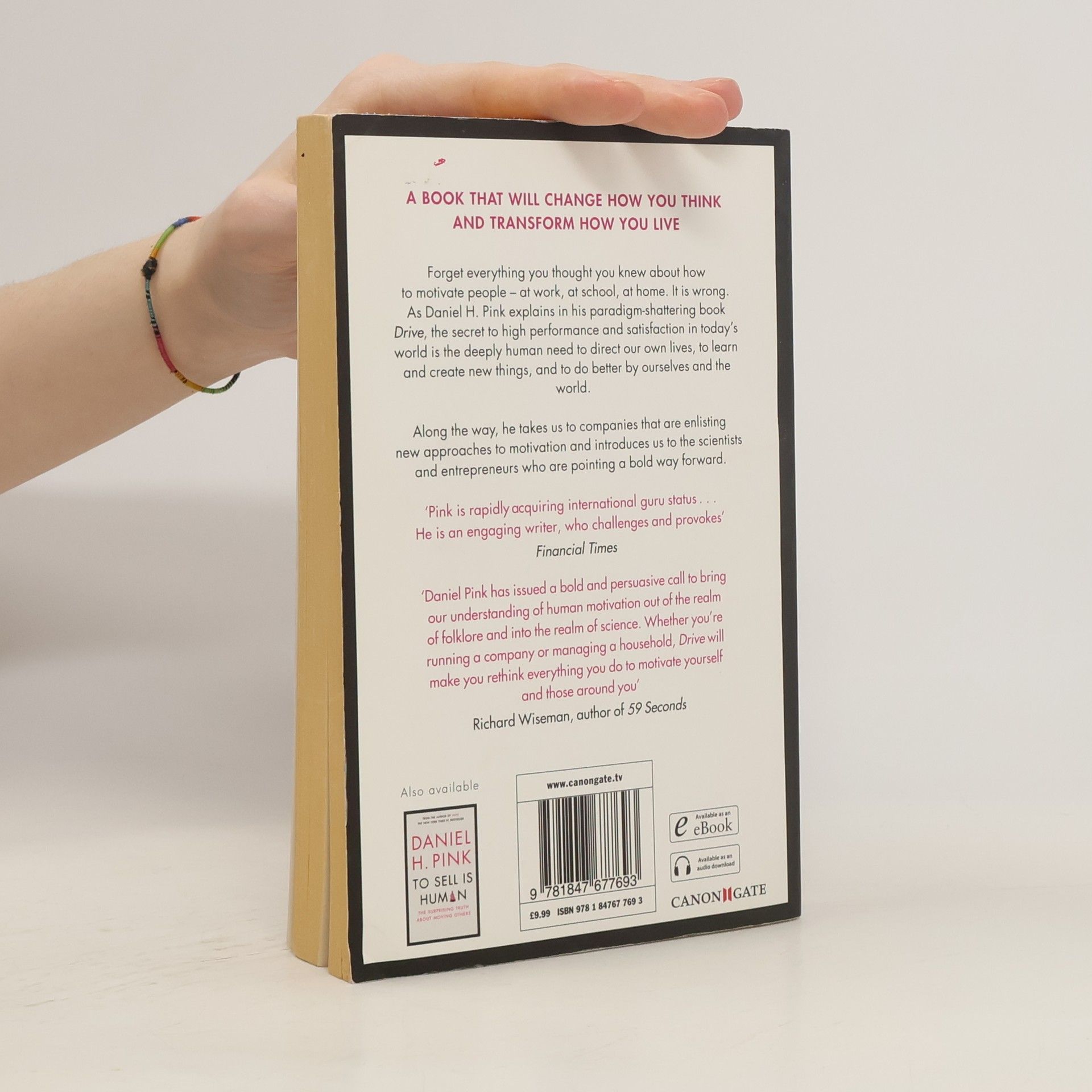 Daniel H. Pink Drive. The Surprising Truth About What Motivates Us