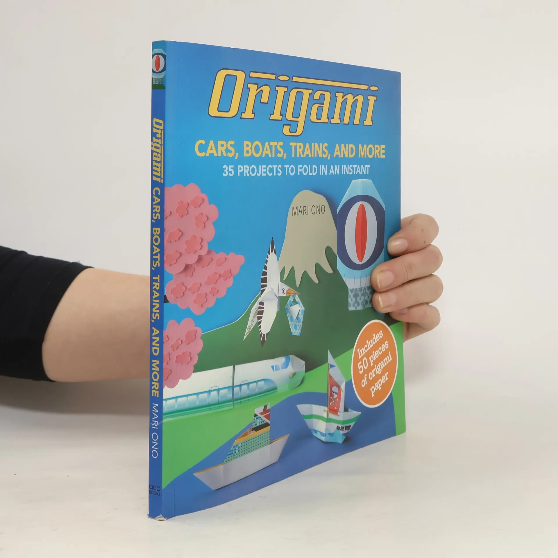 Origami Cars, Boats, Trains and more | Kniha | mäkká | Mari Ono | EN