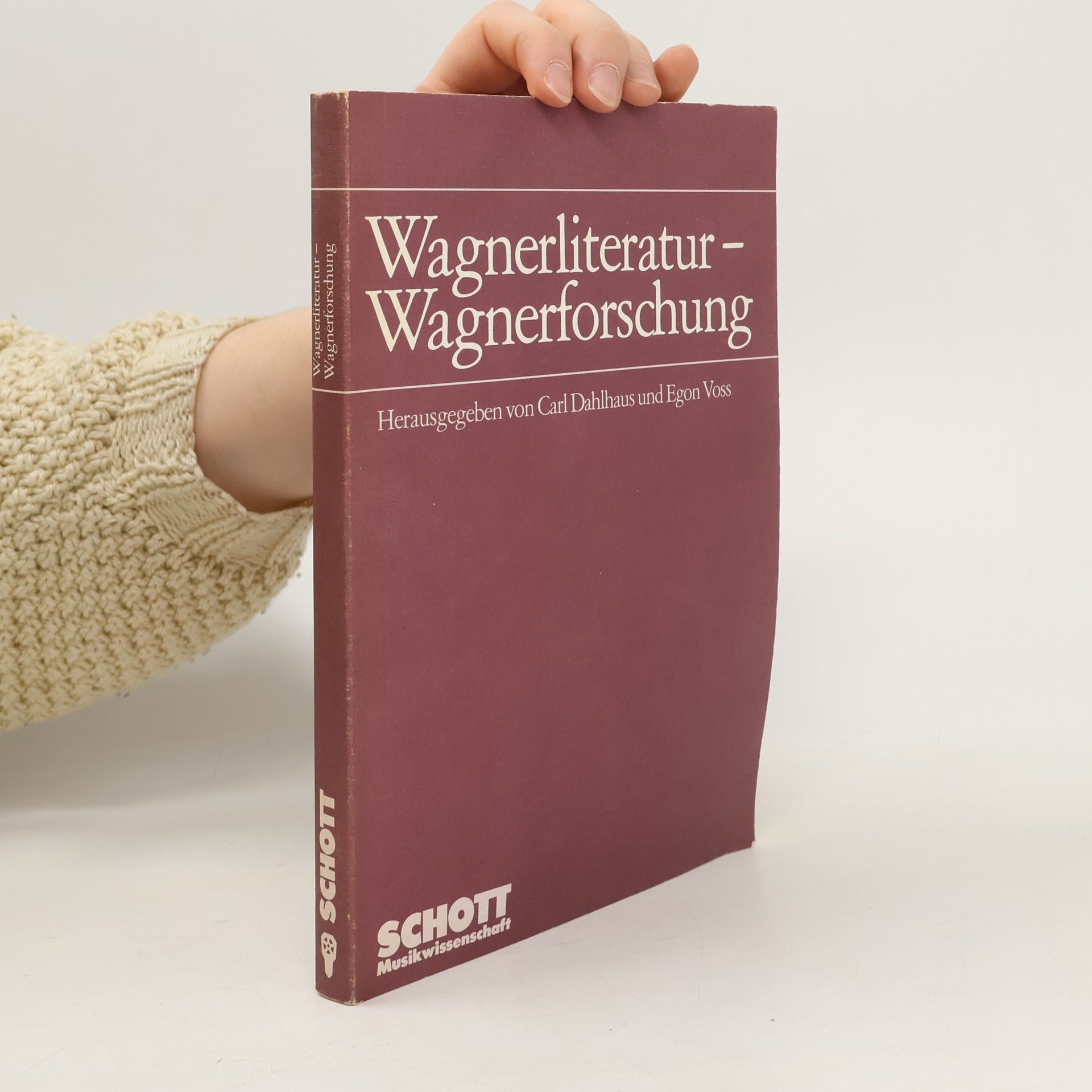 Carl Dahlhaus Wagnerliteratur - Wagnerforschung