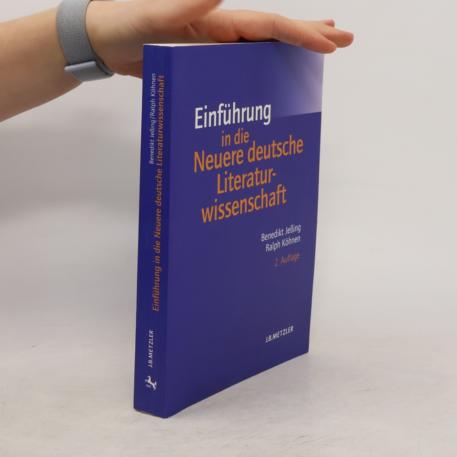 Benedikt Jeßing Einführung in die Neuere Deutsche Literaturwissenschaft