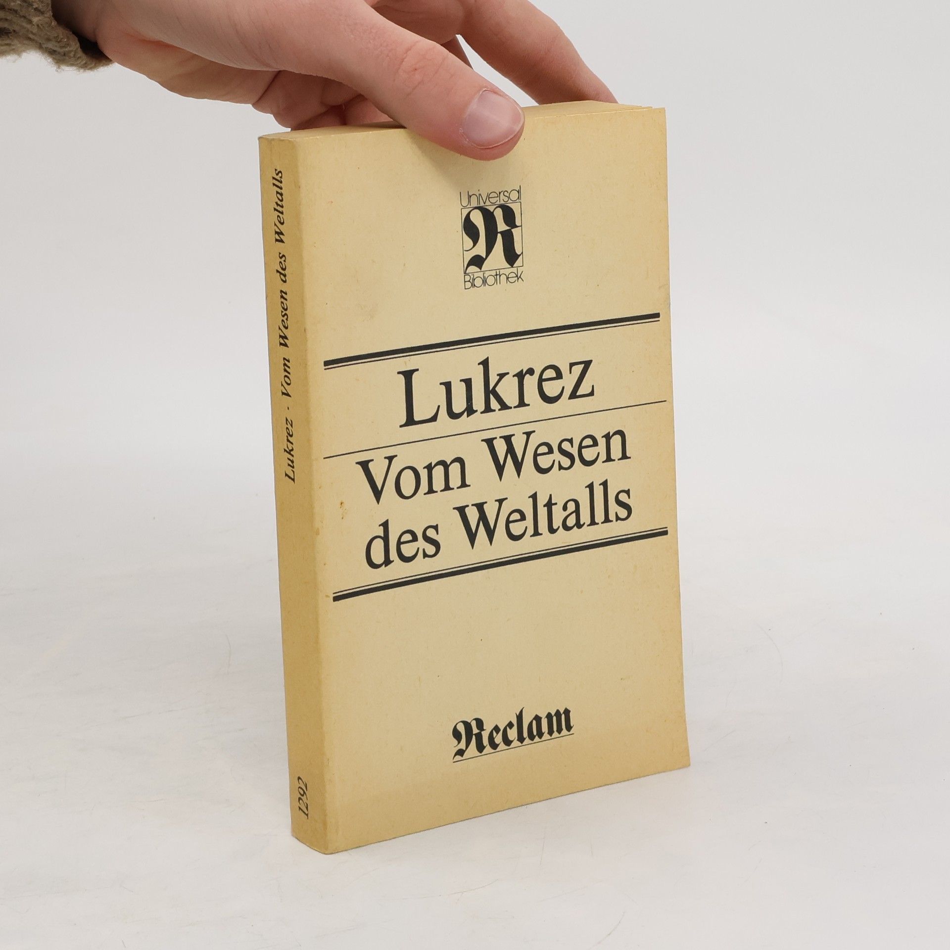 Titus Lucretius Carus Vom Wesen des Weltalls