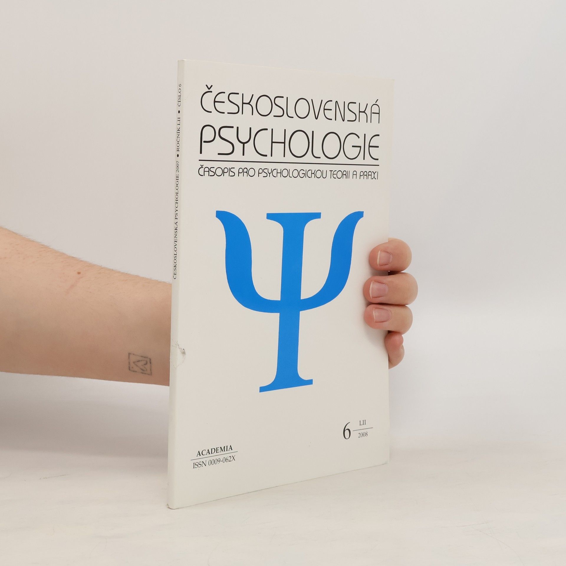 Autorenkollektiv Československá psychologie 6/2008
