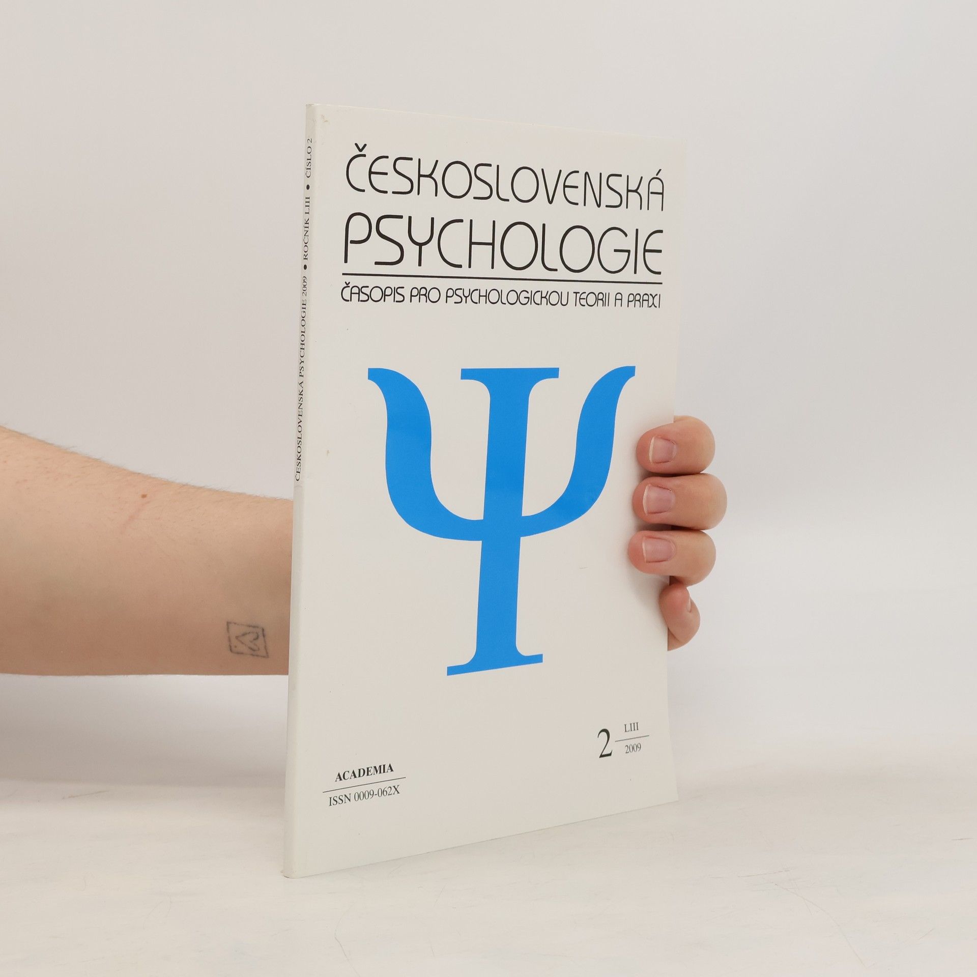 AA.VV. Československá psychologie 2/2009