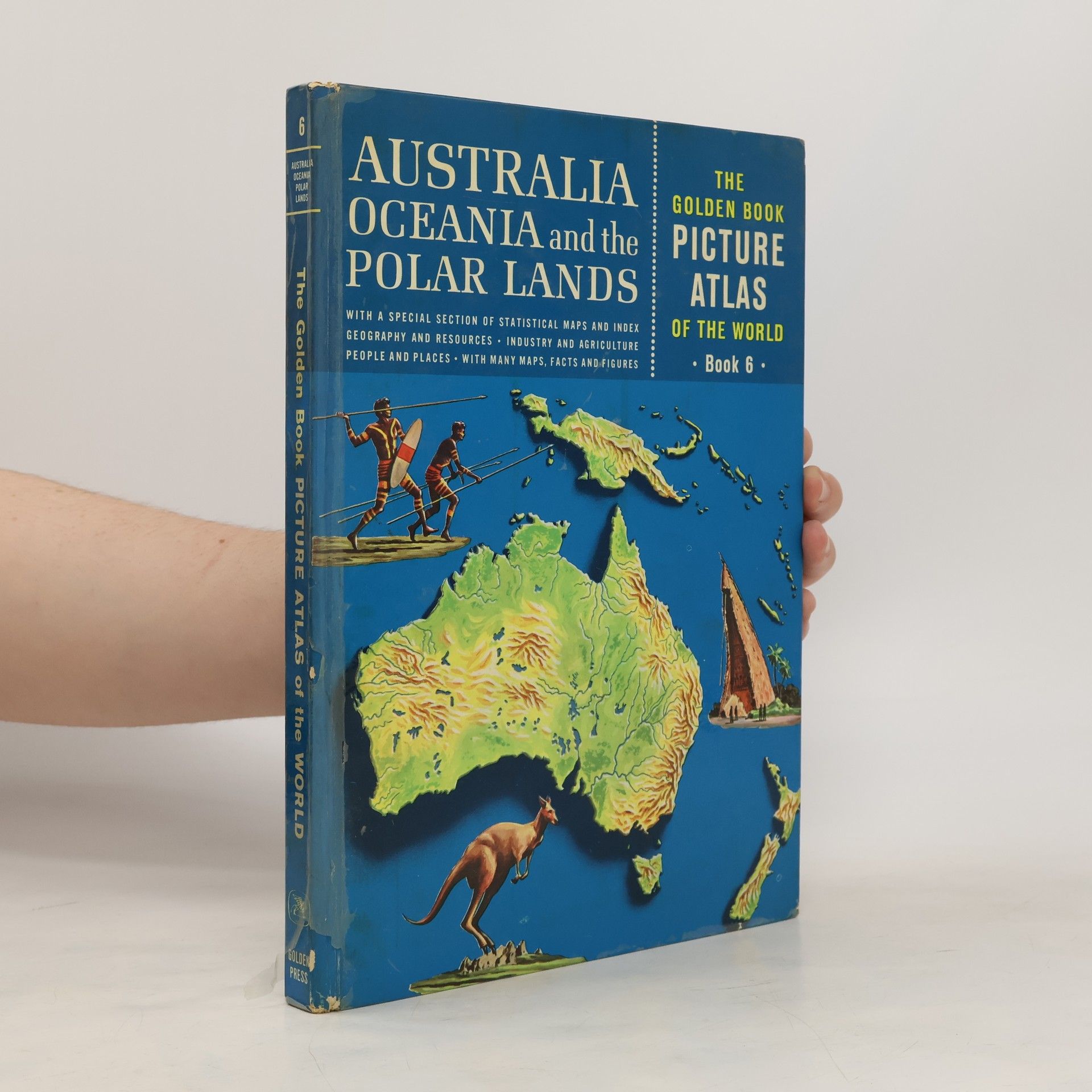 Phillip Bacon The Golden Book Picture Atlas of the World, Book 6 - Australia, Oceania and the Polar Lands