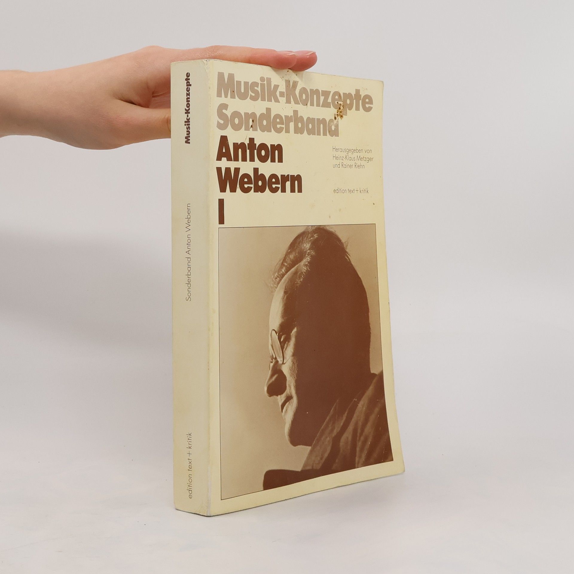 Heinz-Klaus Metzger Musik-Konzepte Sonderbana Anton Webern I.
