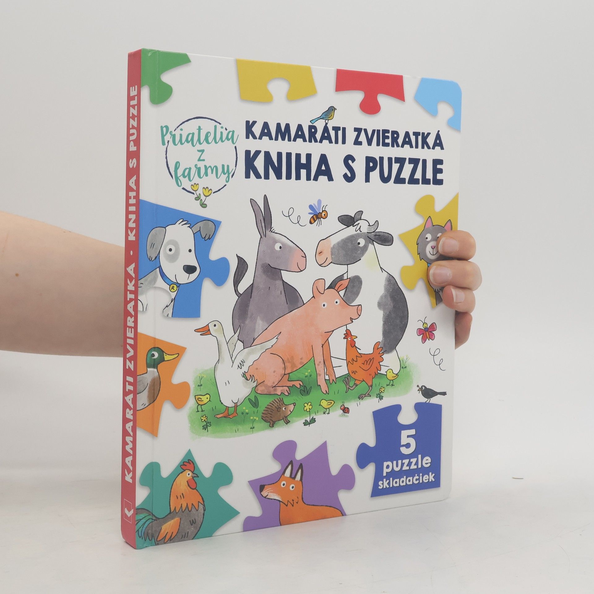 Autorenkollektiv Kamaráti zvieratká. Kniha s puzzle