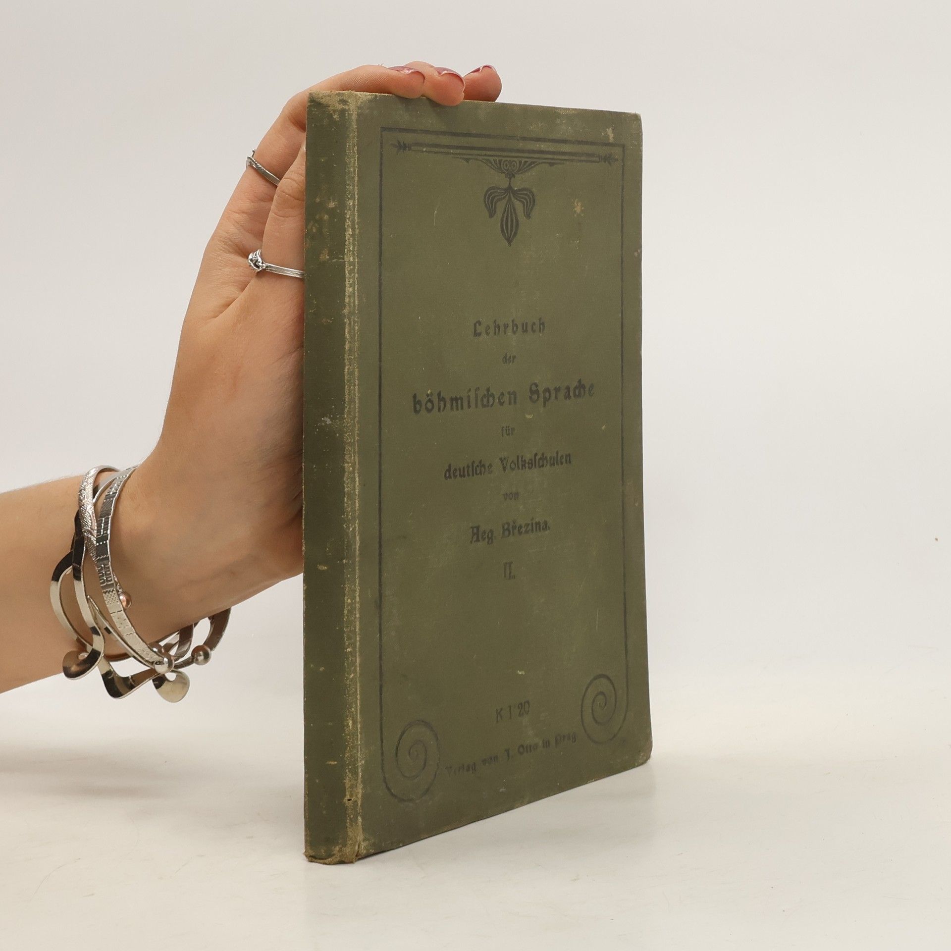 Aegidius Březina Lehrbuch der böhmischen Sprache für deutsche Volkschulen. II. Teil