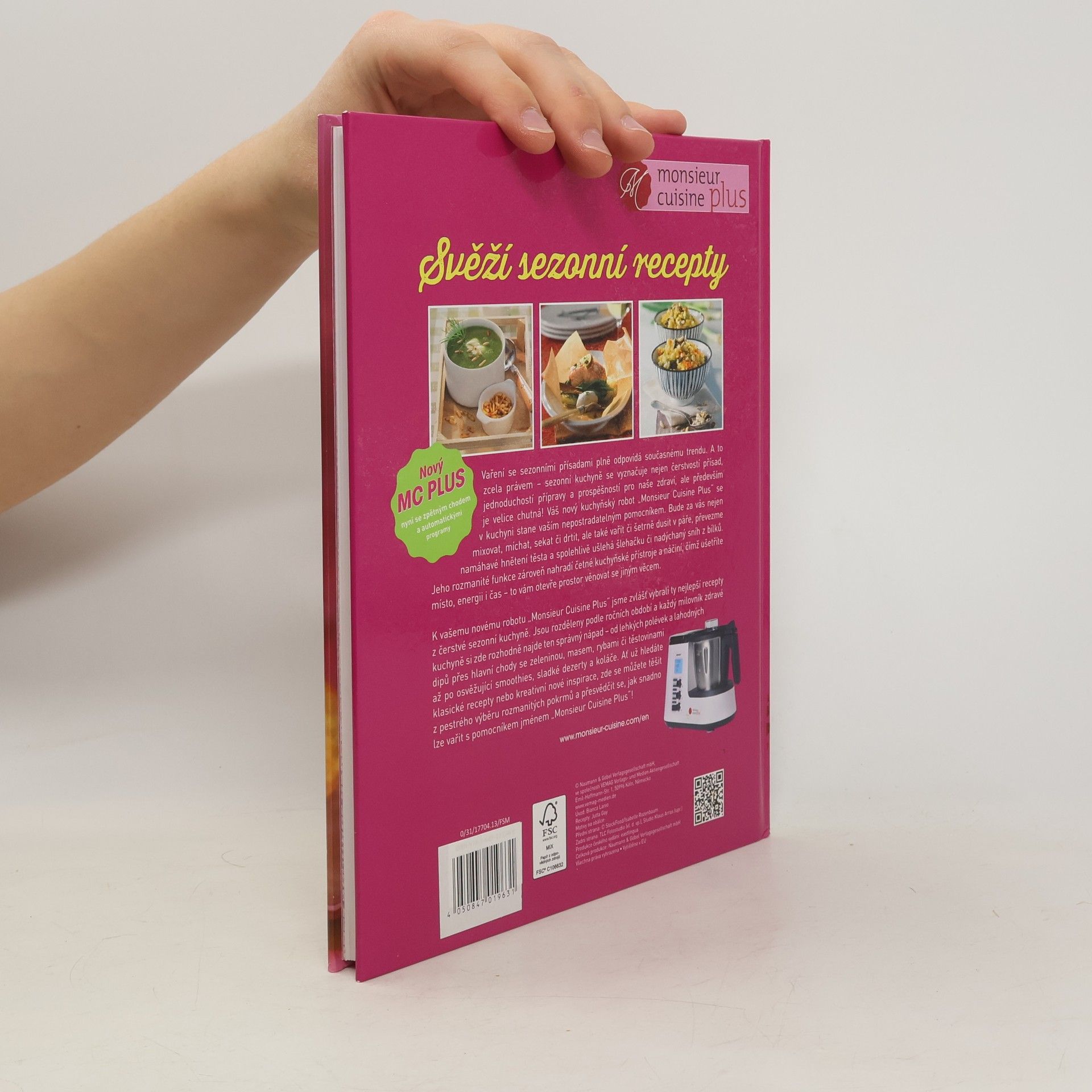 Kolektiv autorů Svěží sezónní recepty pro kuchyňský robot Monsieur Cuisine Plus