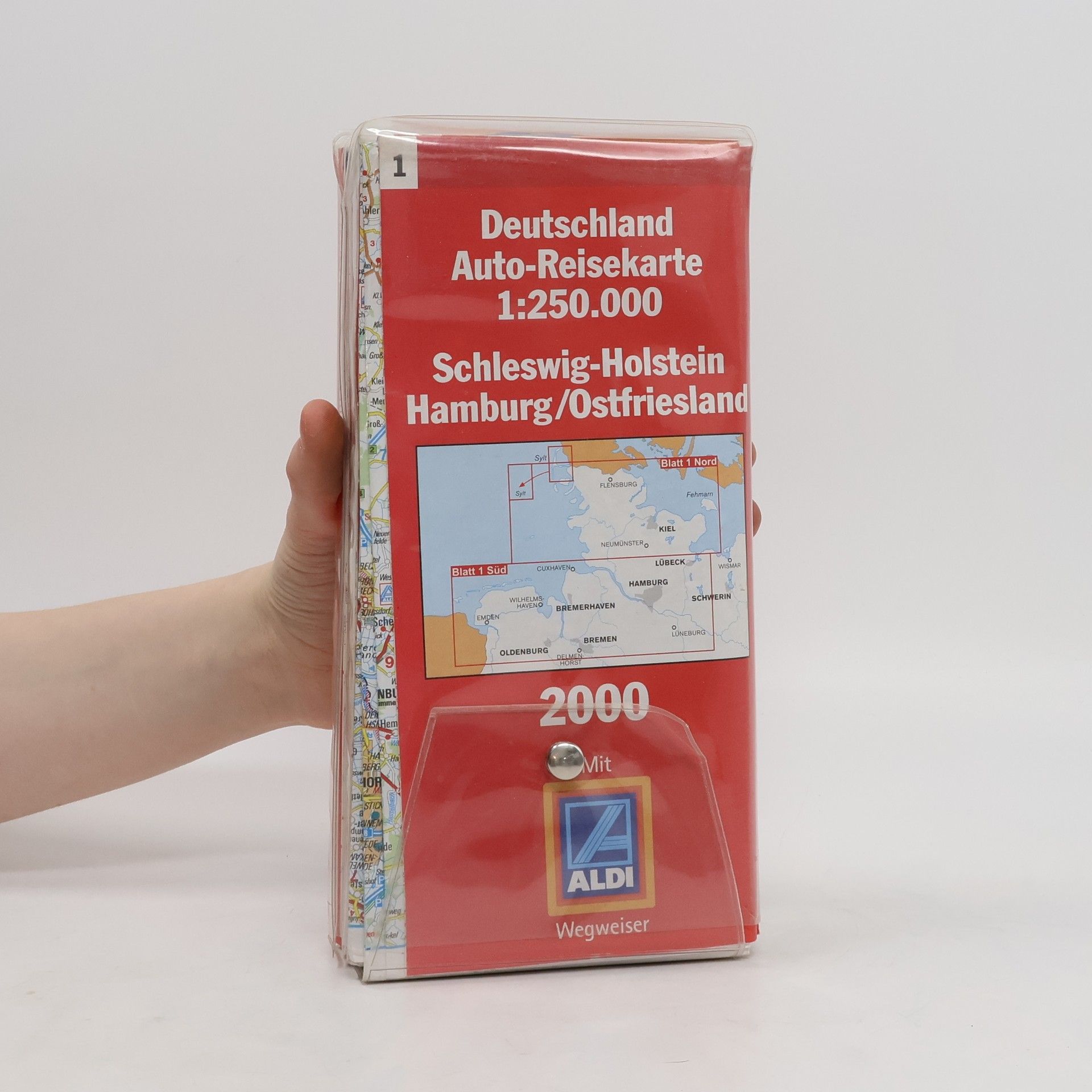 Auteurscollectief Deutschland Auto-Reisekarte 1:250.000 Schleswig-Holstein Hamburg/Ostfriesland 2000